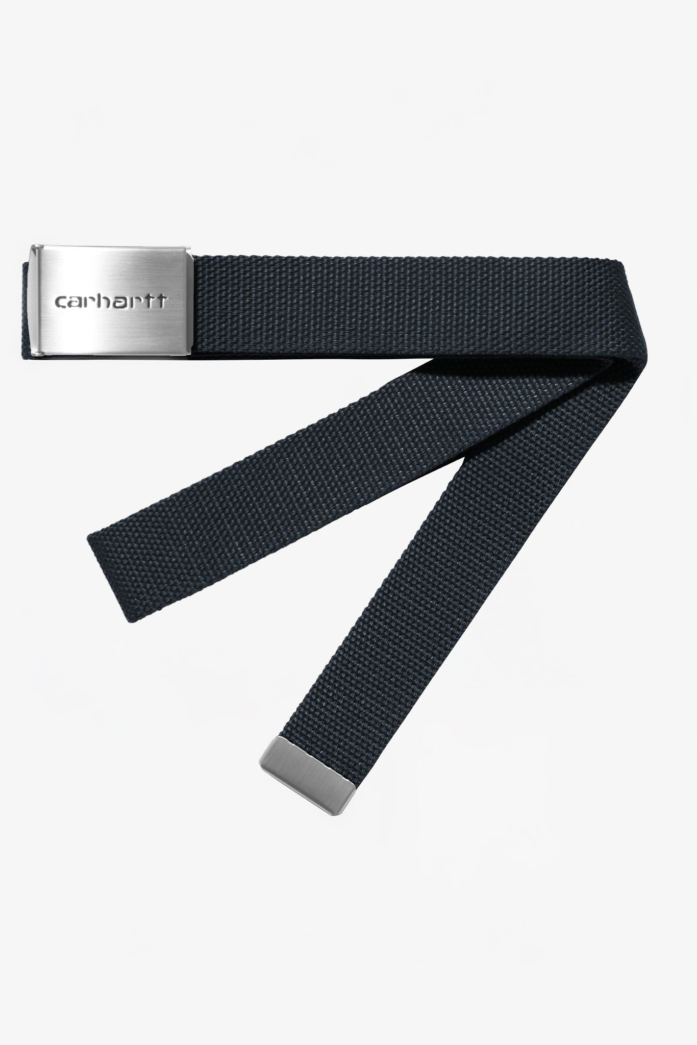 CARHARTT WIP - Clip Belt Chrome - Deep Night - BACKYARD