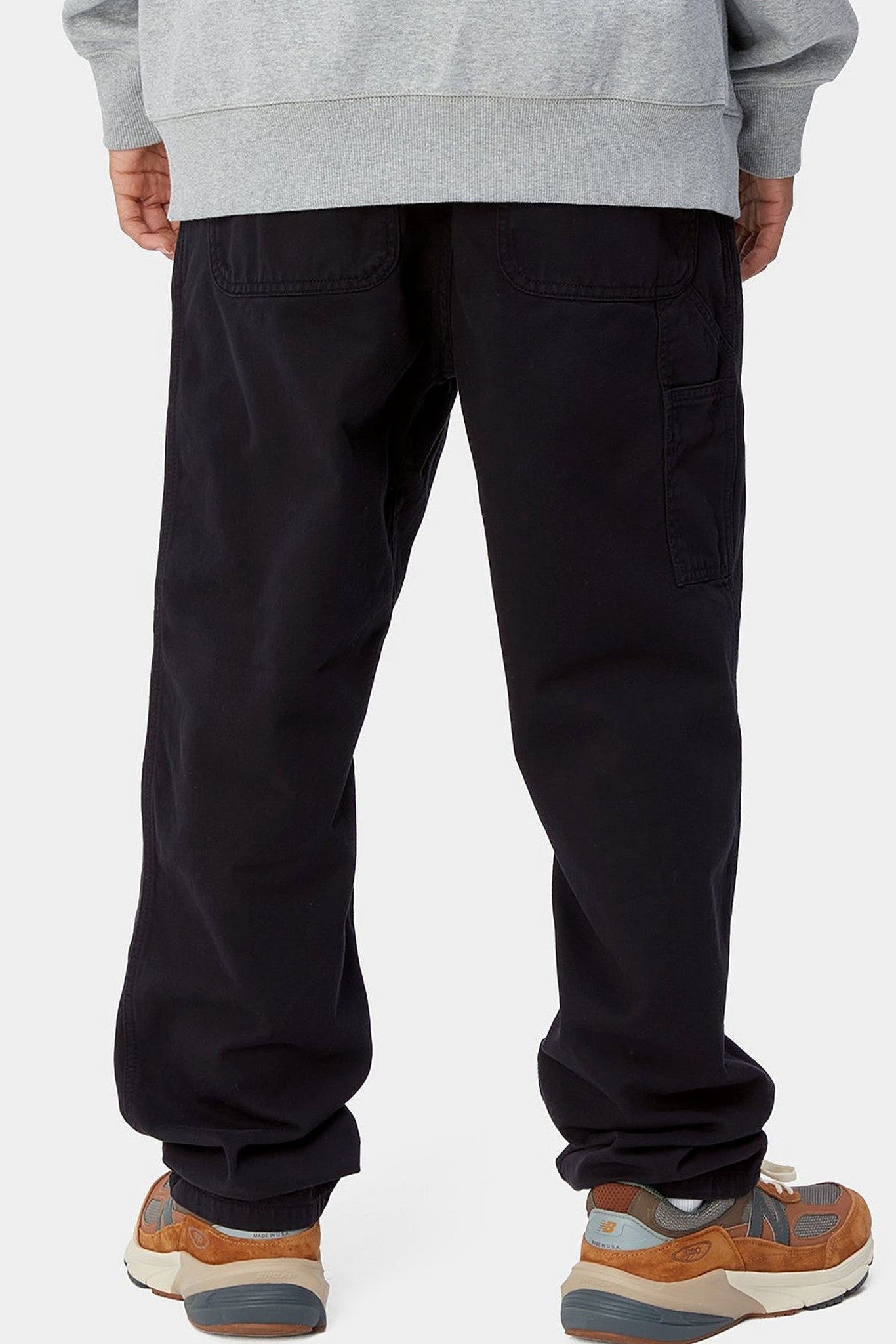 CARHARTT WIP - Flint Pant - Black Garment Dyed - BACKYARD