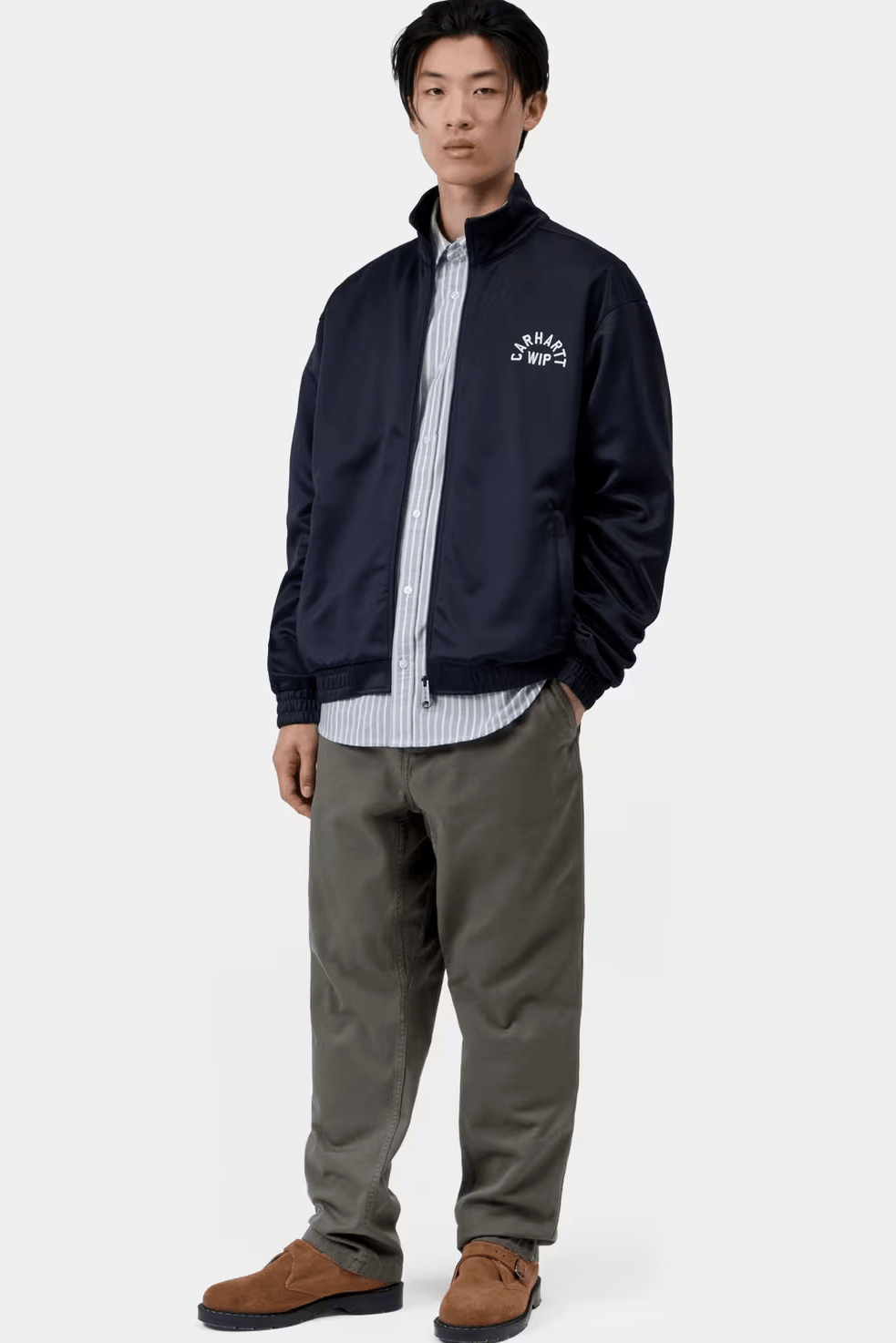 CARHARTT WIP-Flint Pant-Shungite Garment Dyed-BACKYARD
