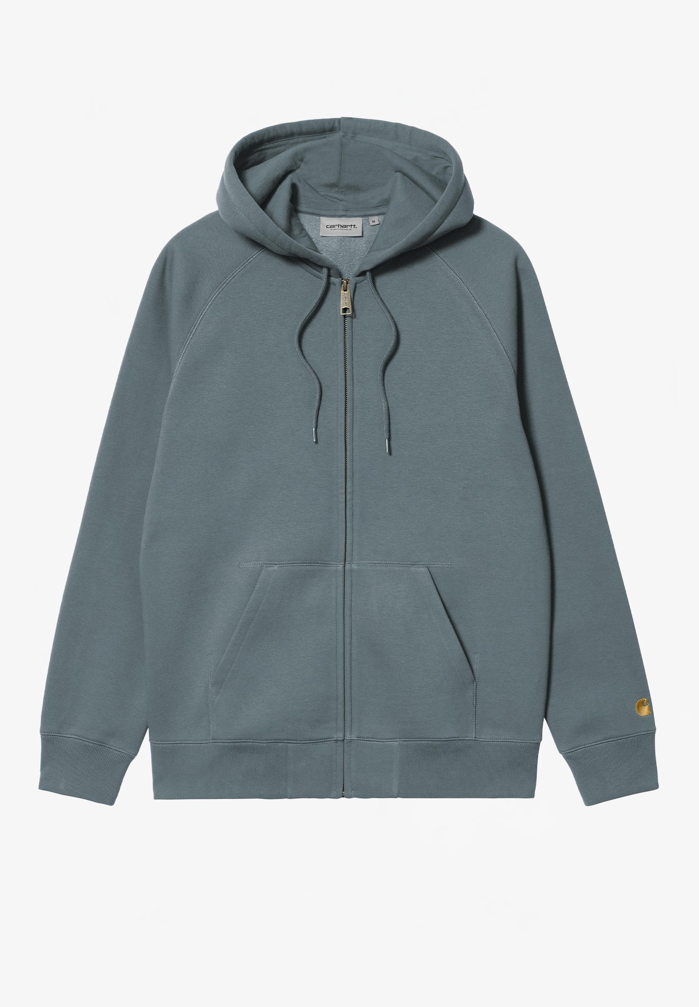 CARHARTT WIP - Hooded Chase Jacket - Cozy Blue Gold - BACKYARD