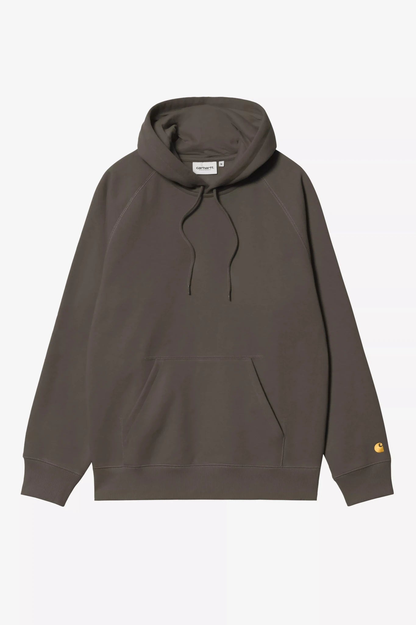 CARHARTT WIP-Hooded Chase Sweat-Shungite Gold-BACKYARD