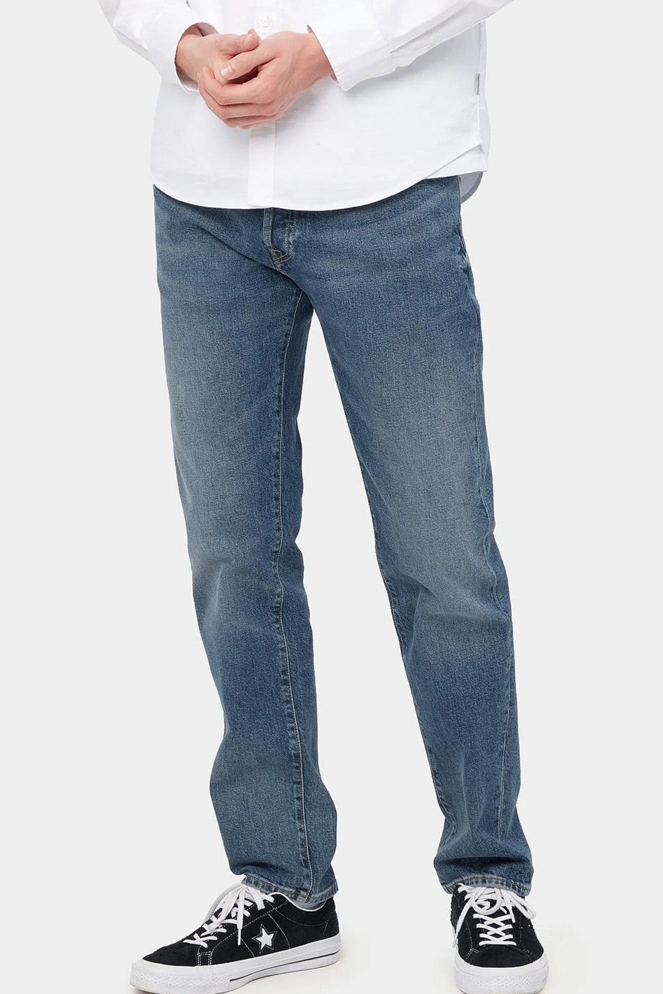 CARHARTT WIP - Klondike Pant - Blue Mid Used Wash - BACKYARD