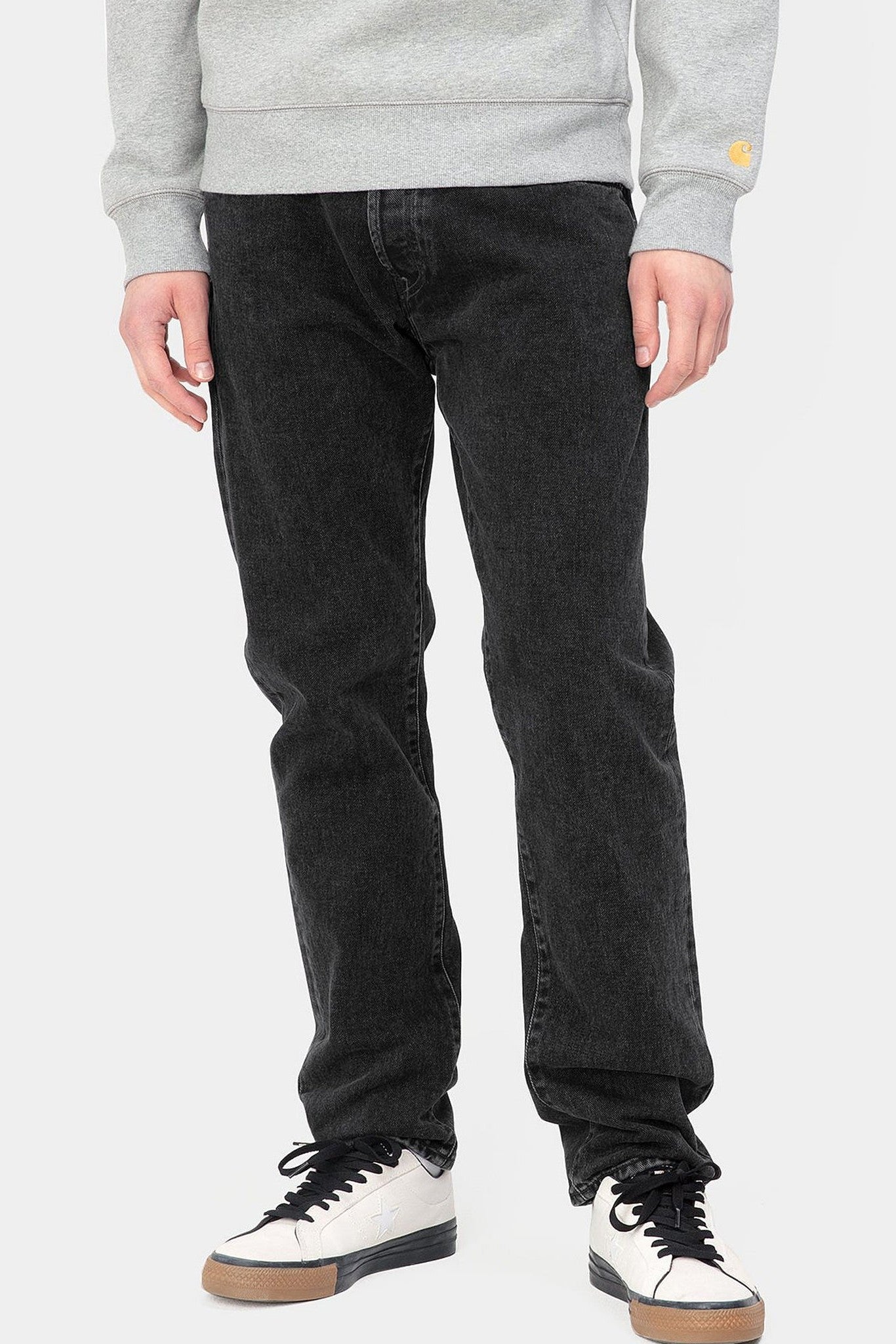 CARHARTT WIP - Klondike Pant - Black Stone Washed - BACKYARD