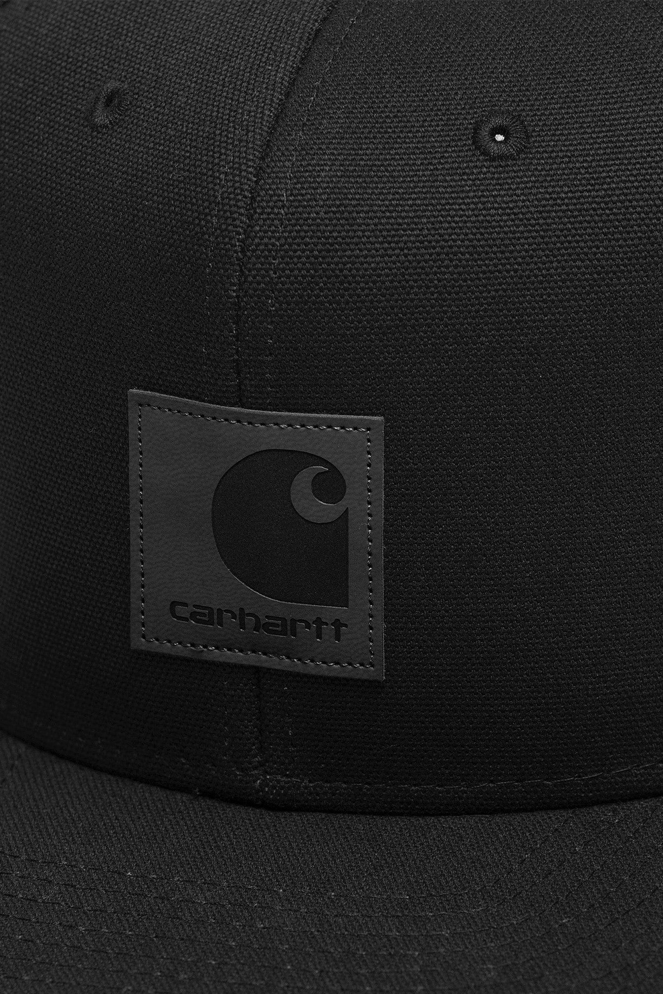 CARHARTT WIP - Logo Cap - Black - BACKYARD