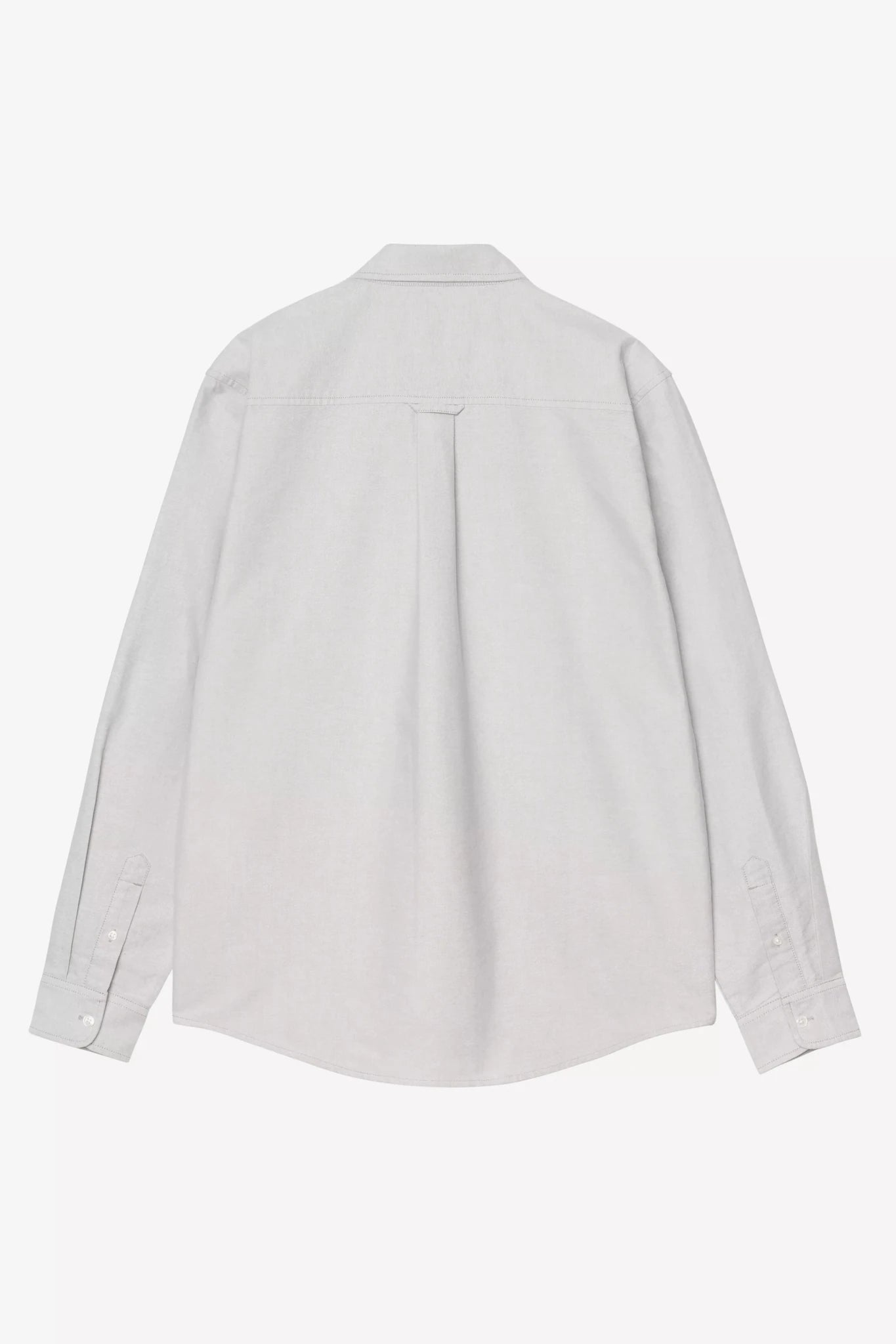 CARHARTT WIP - L/S C - Logo Shirt - Shady Grey White - BACKYARD