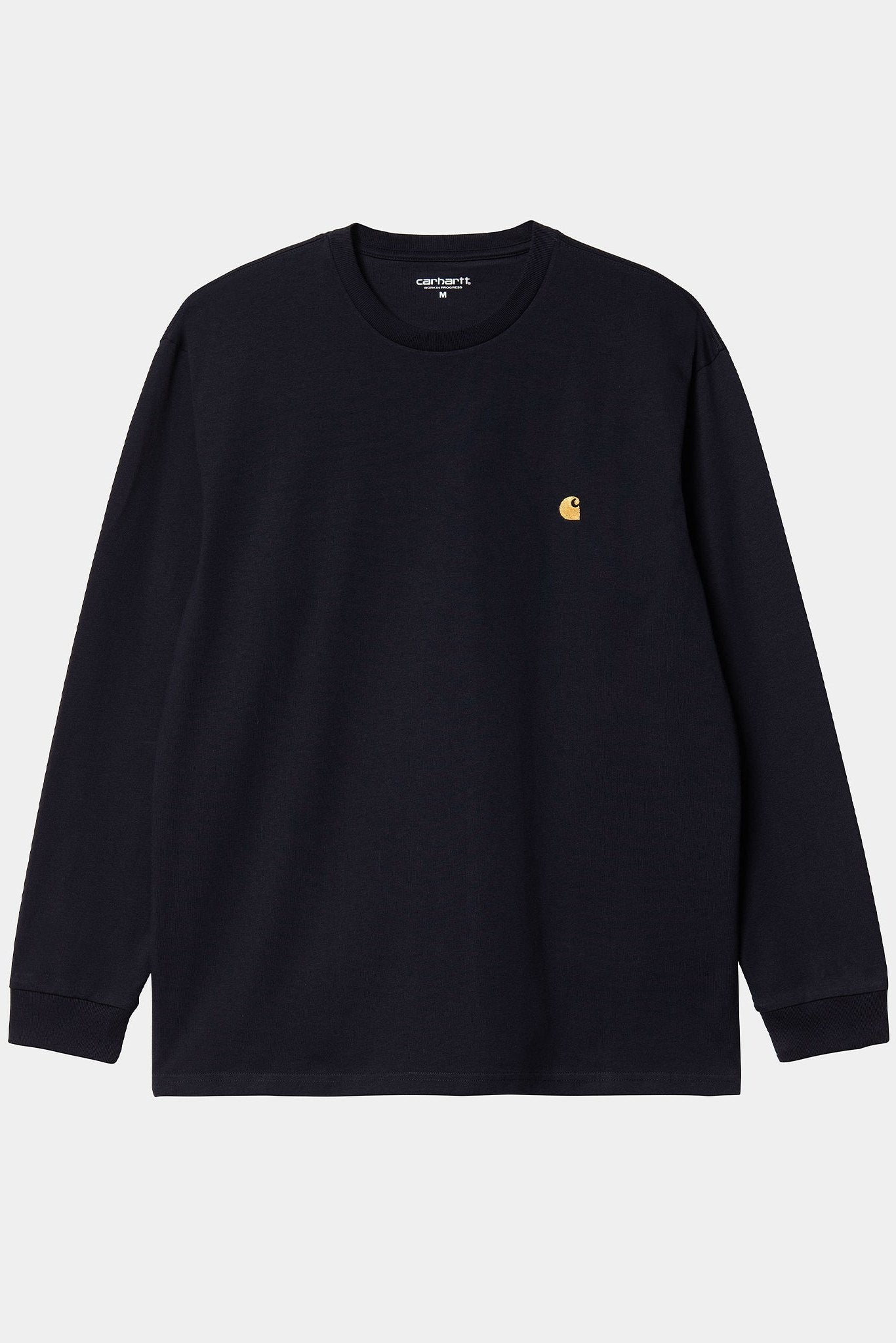 CARHARTT WIP - L/S Chase T-Shirt - Dark Navy Gold - BACKYARD