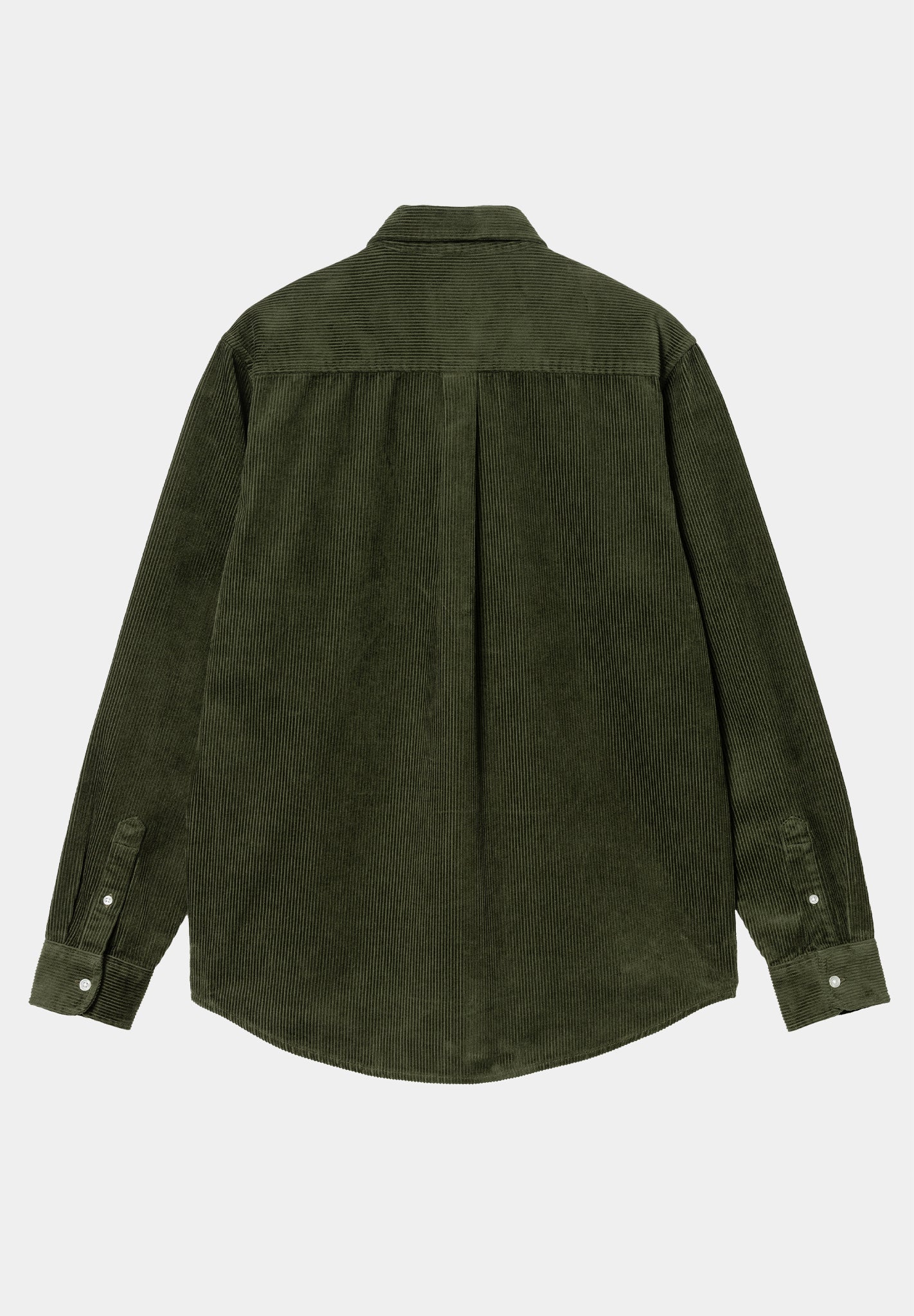 CARHARTT WIP - L/S Madison Cord Shirt - Tarragon Wax - BACKYARD