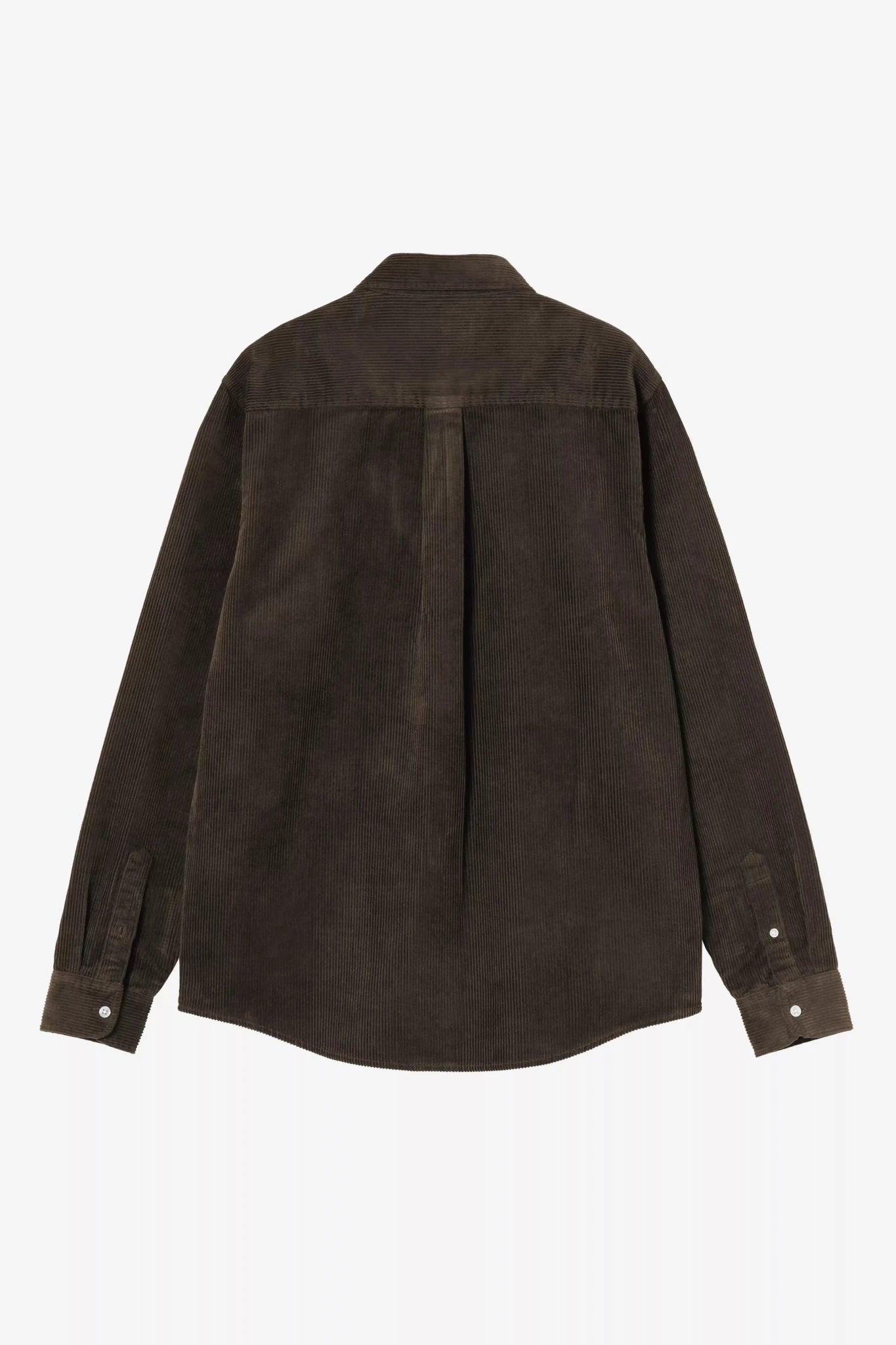 CARHARTT WIP-L/S Madison Cord Shirt-Tobacco-BACKYARD