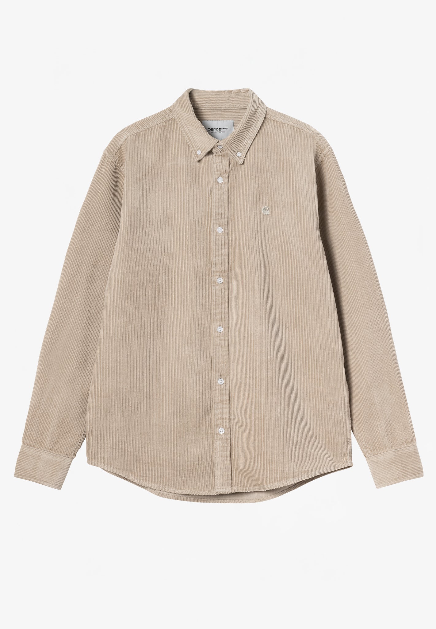 CARHARTT WIP - L/S Madison Cord Shirt - Wall - BACKYARD