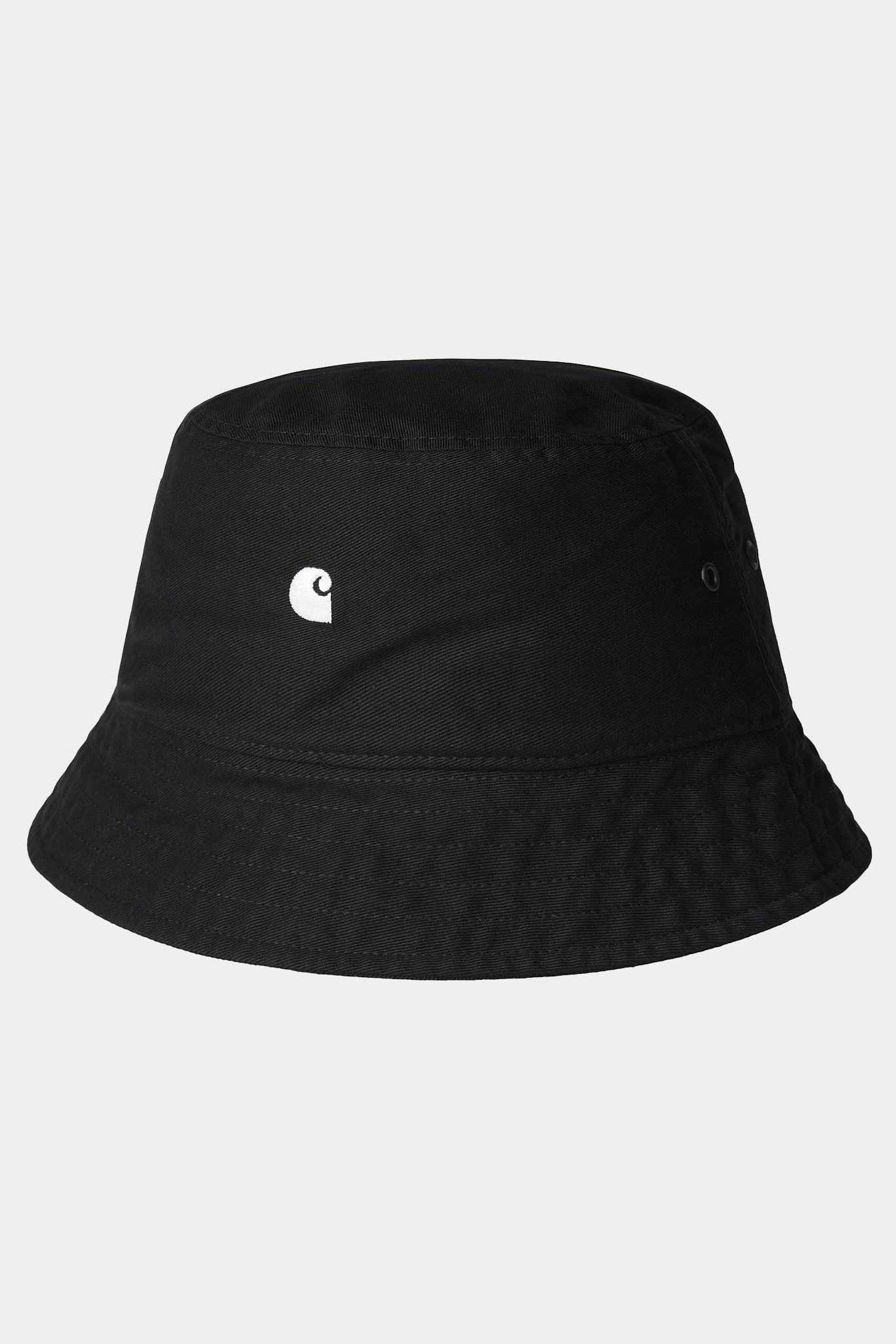 CARHARTT WIP - Madison Logo Bucket Hat - Black White - BACKYARD