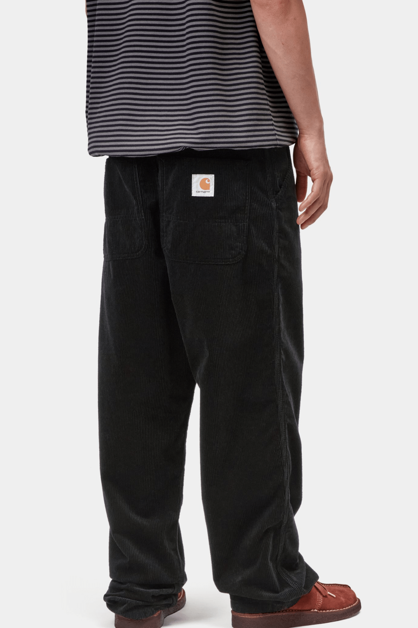 CARHARTT WIP-Simple Pant Cord-Black Rinsed-BACKYARD
