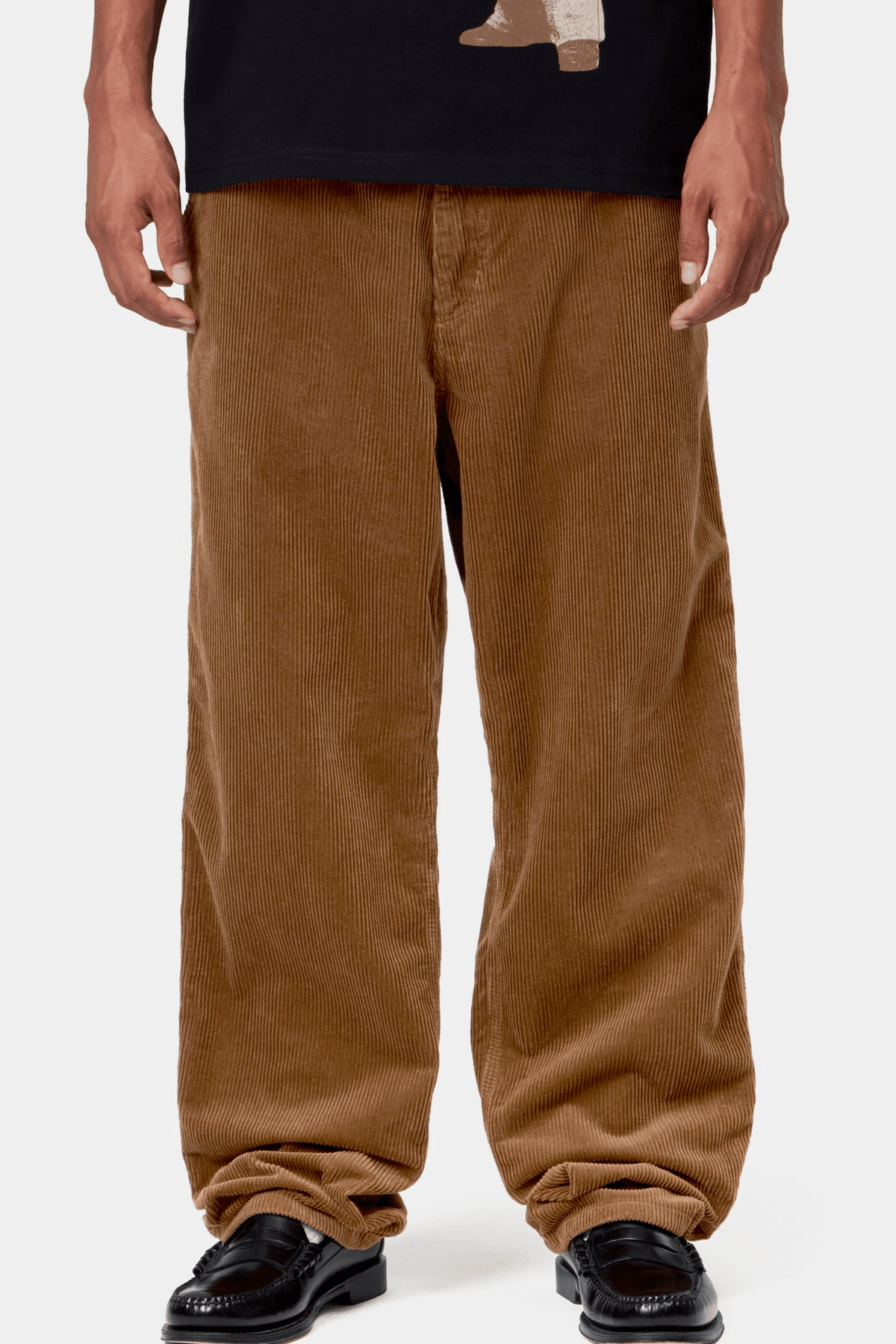 CARHARTT WIP-Simple Pant Cord-Brown Rinsed-BACKYARD