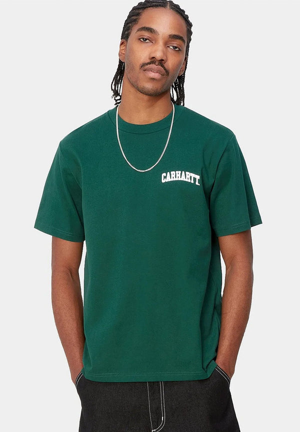 CARHARTT WIP-S/S University Script T-Shirt - BACKYARD