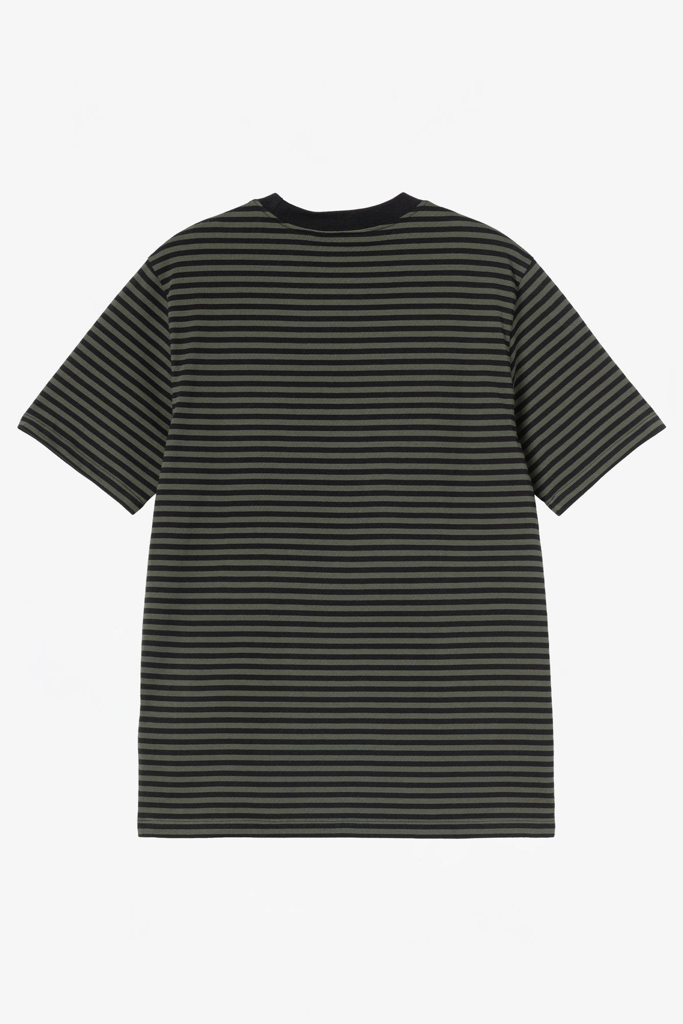 CARHARTT WIP - S/S Verner Pocket T-Shirt - Verner Stripe Black Opuntia - BACKYARD