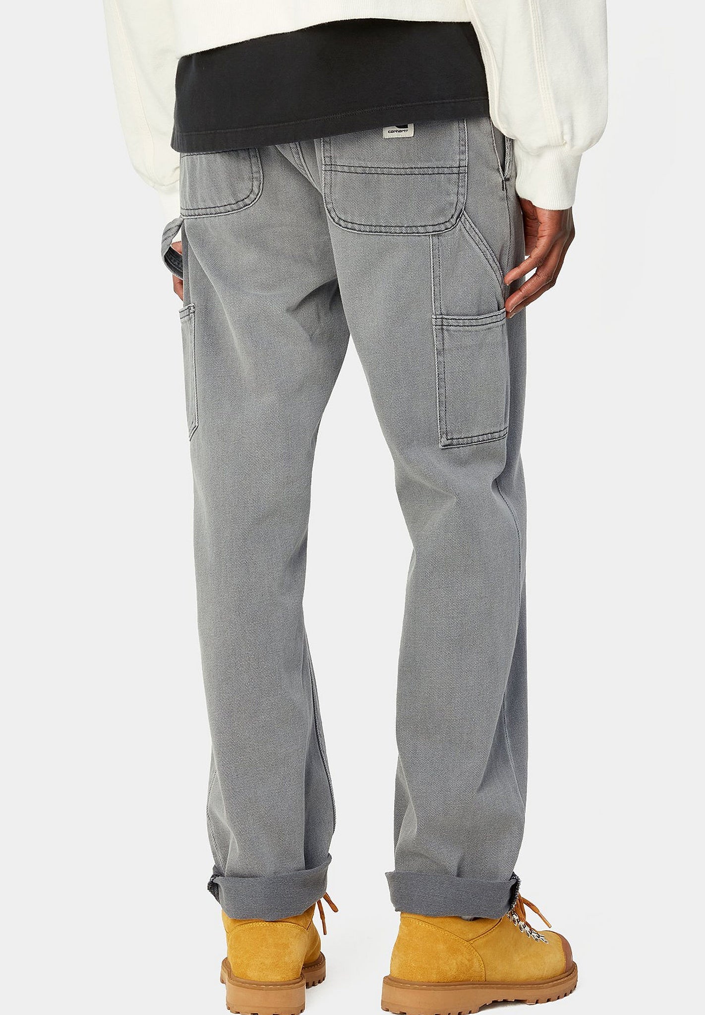 CARHARTT WIP - W' Pierce Pant - Black Light Stone Washed - BACKYARD