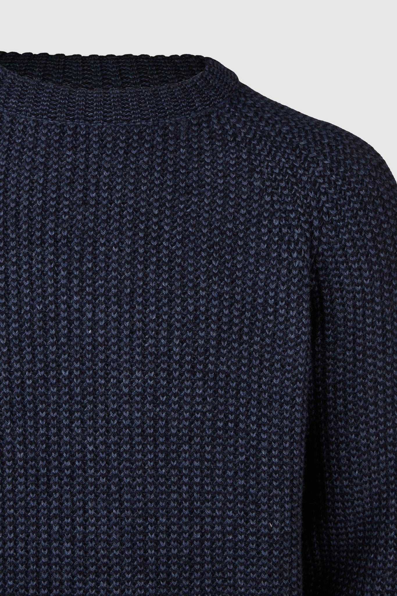 CLEPTOMANICX - Big Ben Crewneck - Navy - BACKYARD