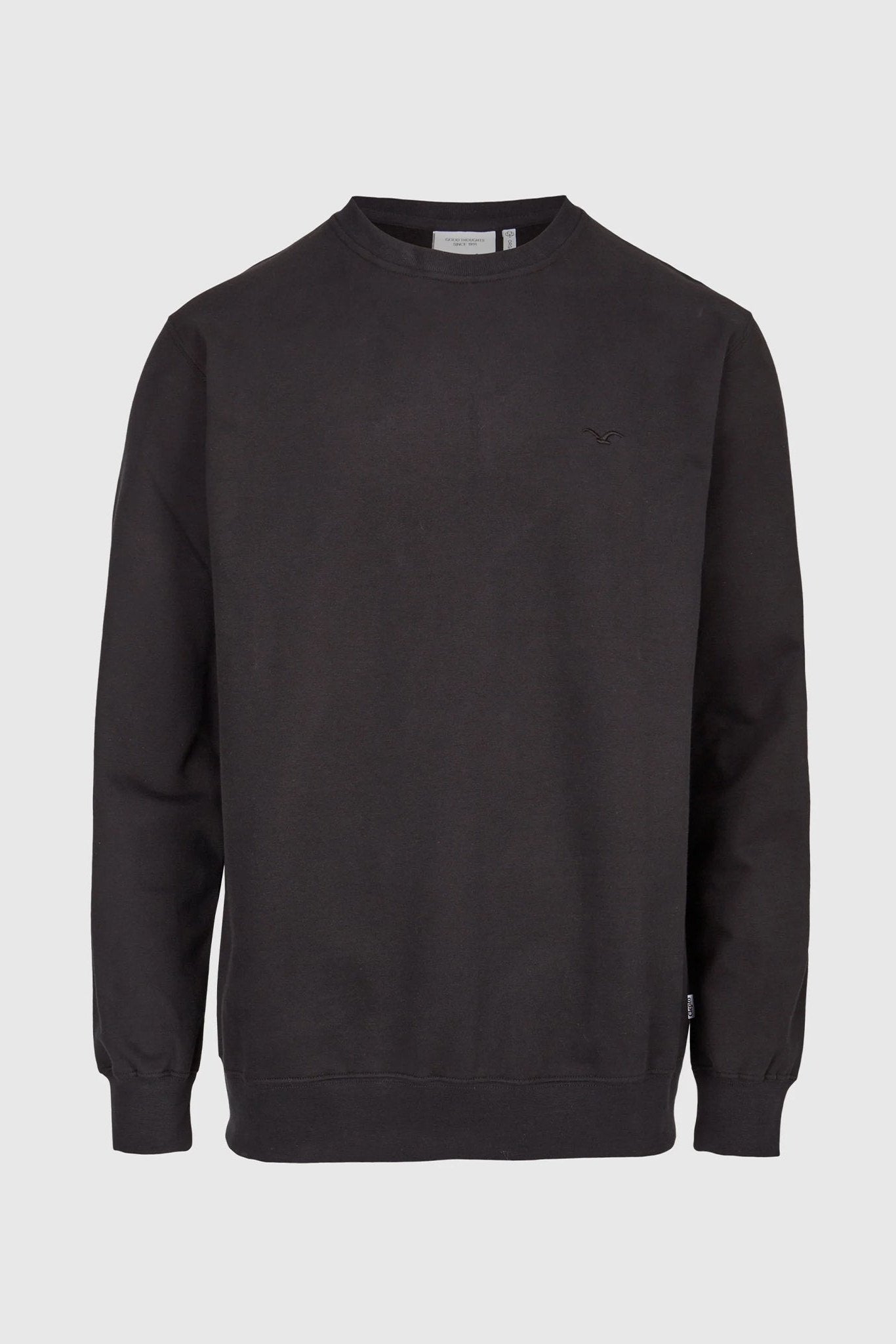 CLEPTOMANICX - Ligull Crewneck - Black - BACKYARD