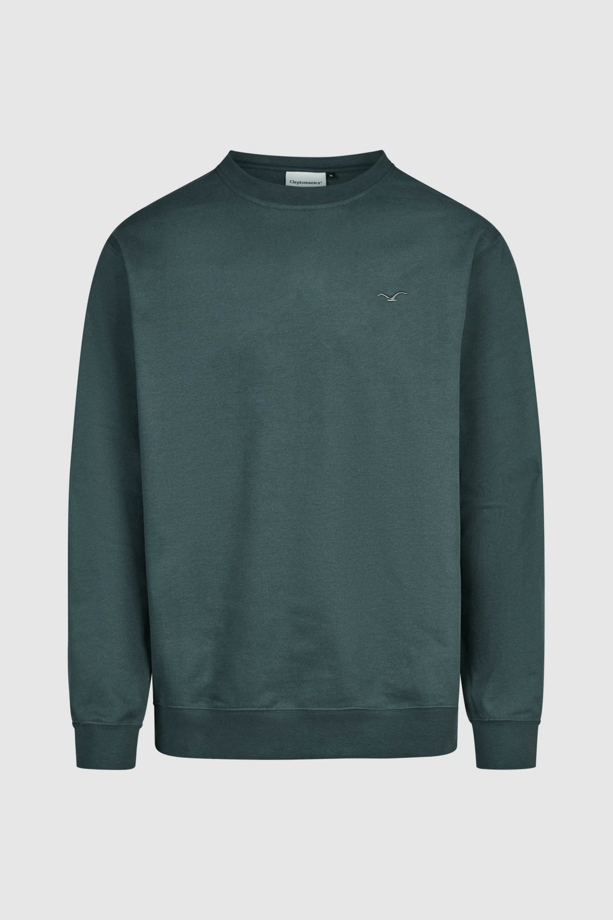 CLEPTOMANICX-Ligull Crewneck-Urban Gray-BACKYARD