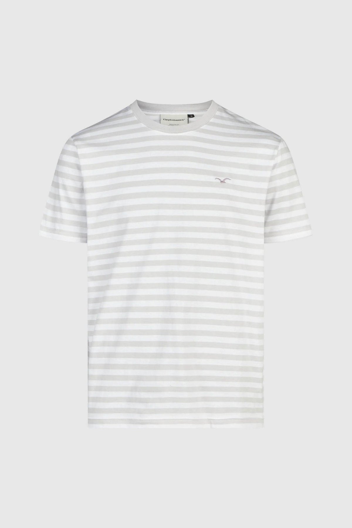 CLEPTOMANICX-Ligull Stripe Basic Tee-Raindrops-BACKYARD