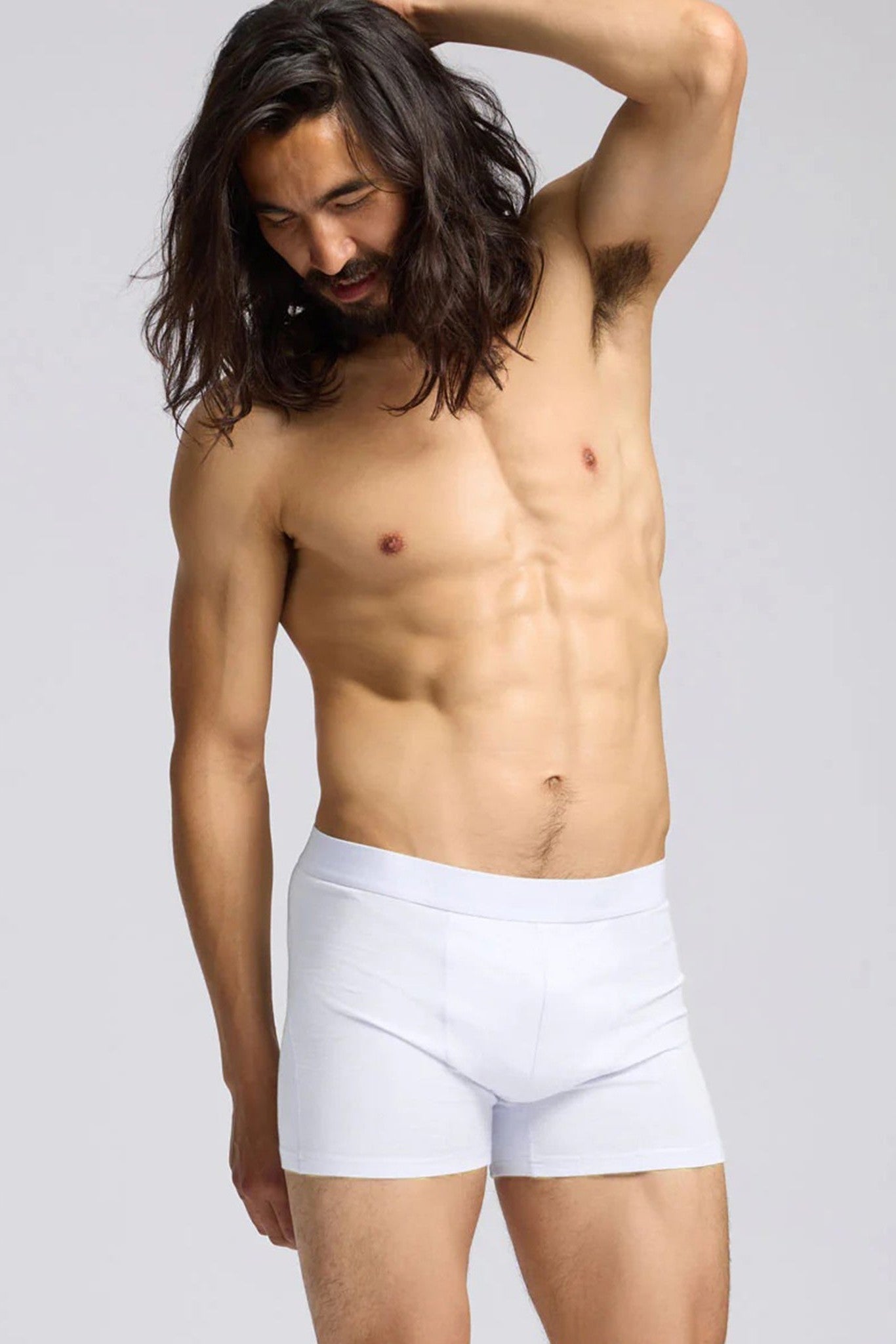 COLORFUL STANDARD - 3 Pack Organic Boxer Briefs - Optical White - BACKYARD