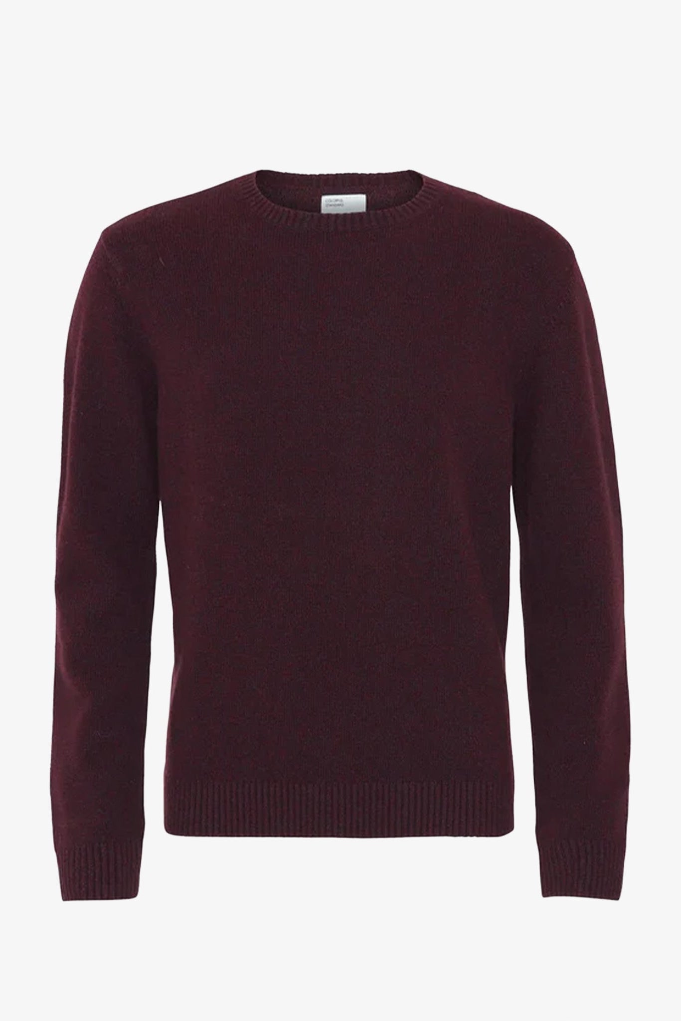 COLORFUL STANDARD - Classic Merino Wool Crew - Oxblood Red - BACKYARD