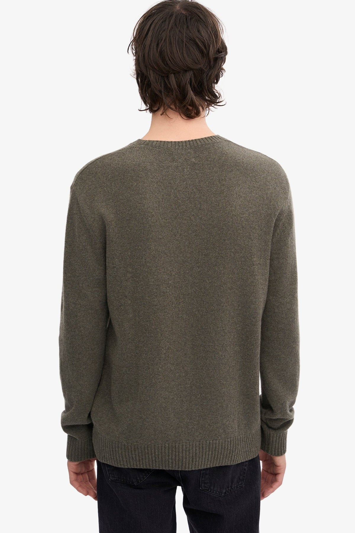 COLORFUL STANDARD - Classic Merino Wool Crew - Dusty Olive - BACKYARD