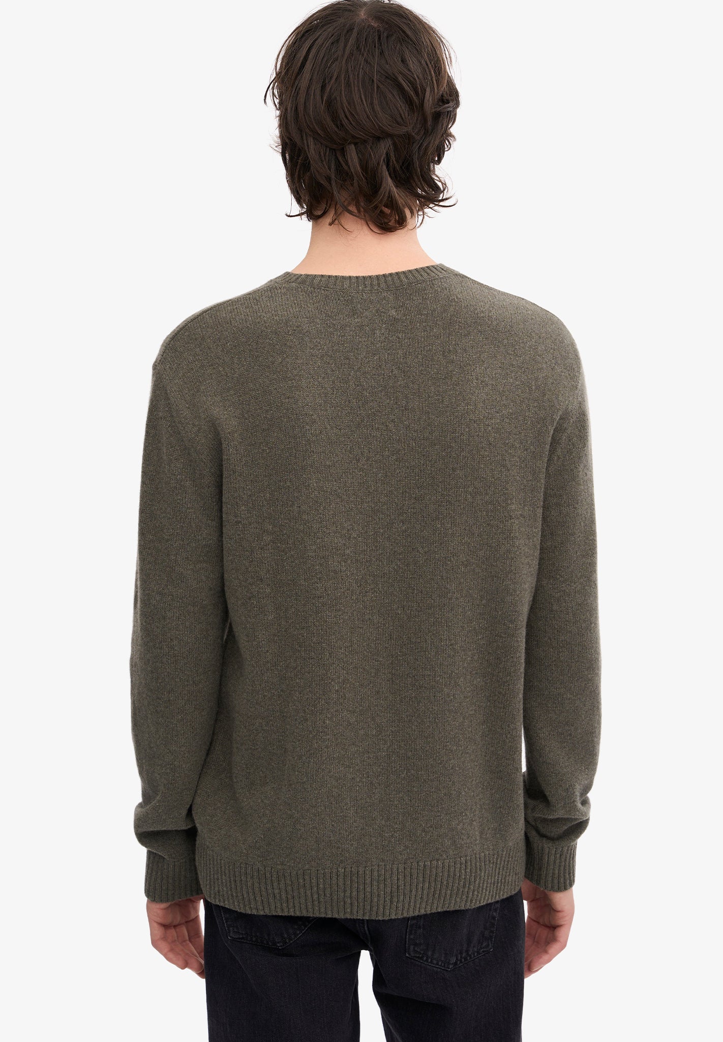 COLORFUL STANDARD - Classic Merino Wool Crew - Dusty Olive - BACKYARD