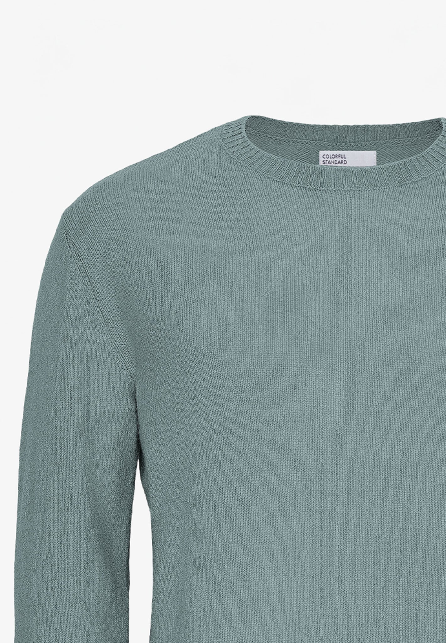 COLORFUL STANDARD - Classic Merino Wool Crew - Steel Blue - BACKYARD