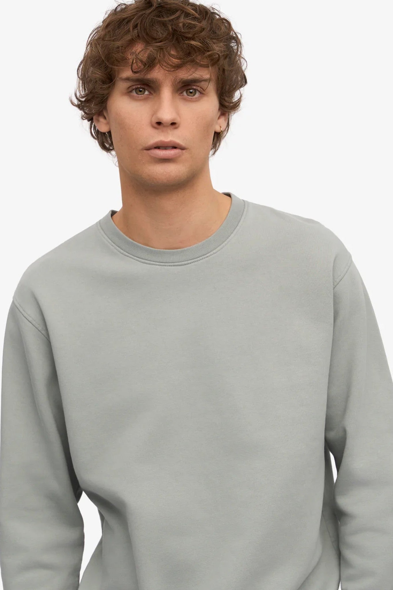 COLORFUL STANDARD - Classic Organic Crew - Steel Blue - BACKYARD