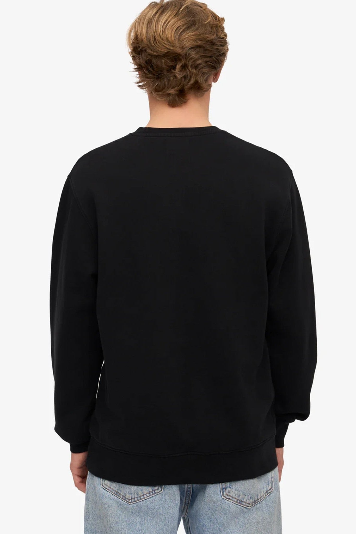 COLORFUL STANDARD - Classic Organic Crew - Deep Black - BACKYARD