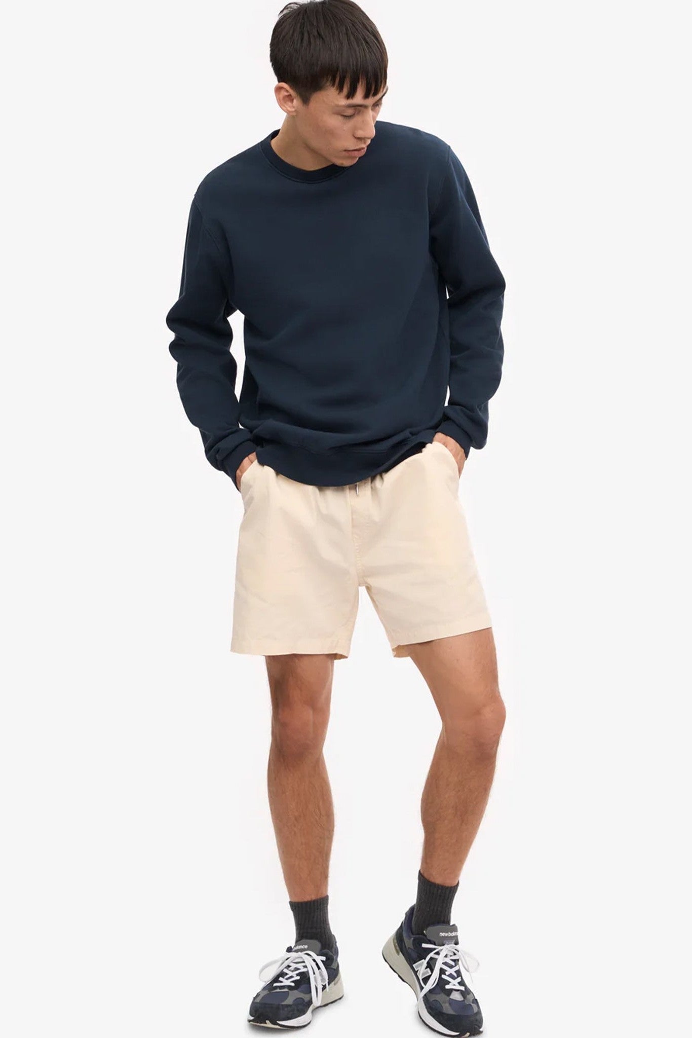 COLORFUL STANDARD - Classic Organic Crew - Navy Blue - BACKYARD