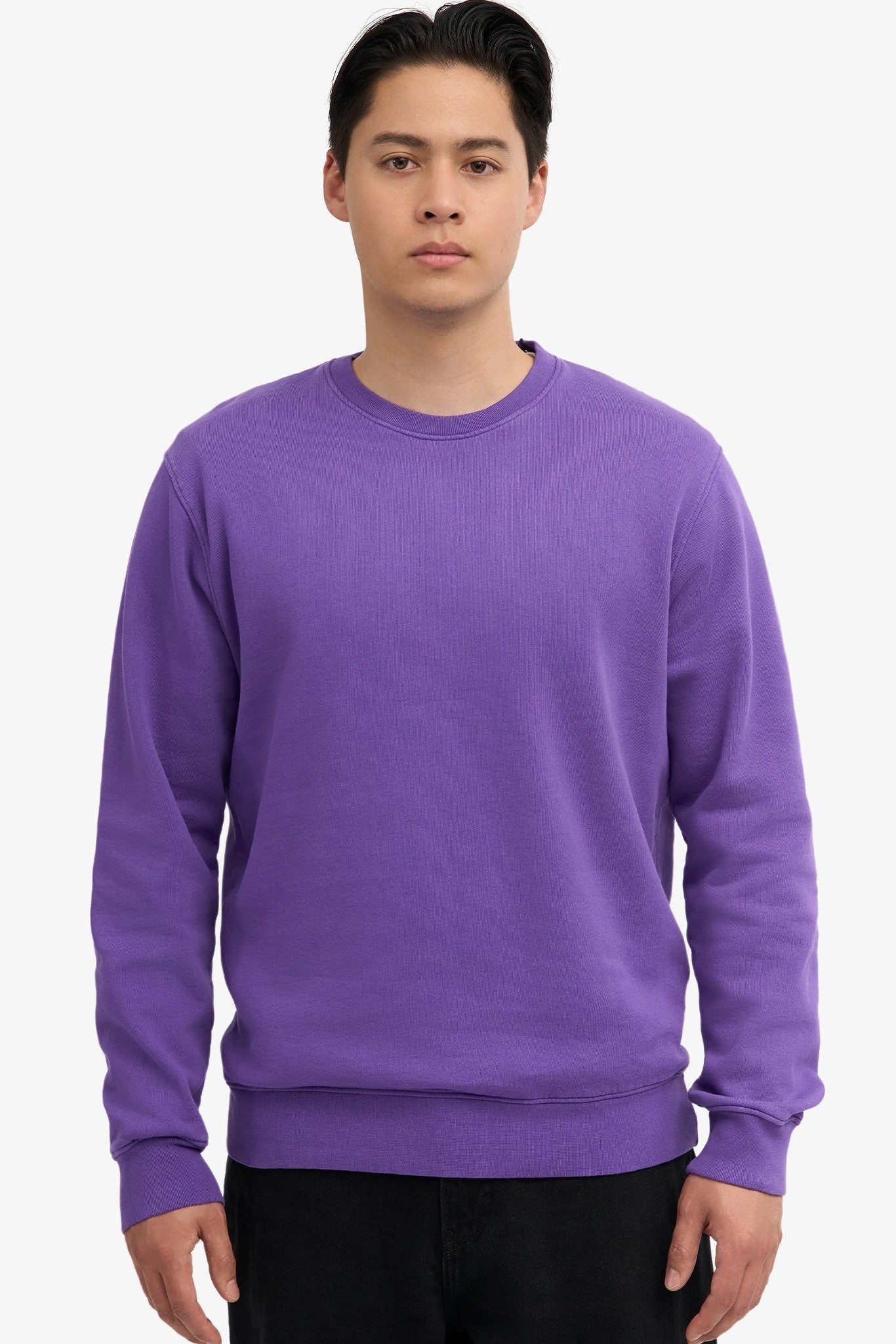 COLORFUL STANDARD - Classic Organic Crew - Ultra Violet - BACKYARD