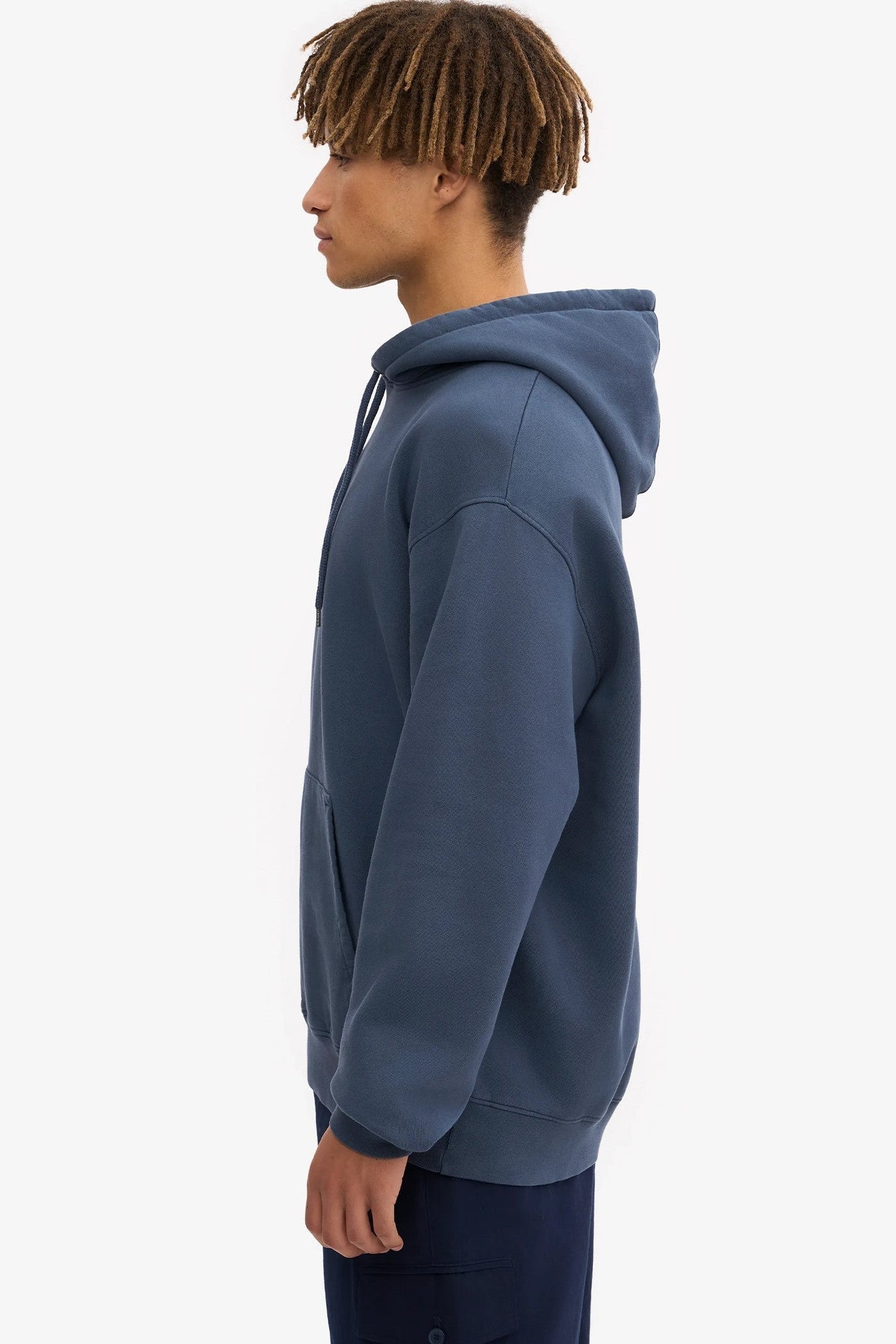 COLORFUL STANDARD - Classic Organic Hood - Petrol Blue - BACKYARD