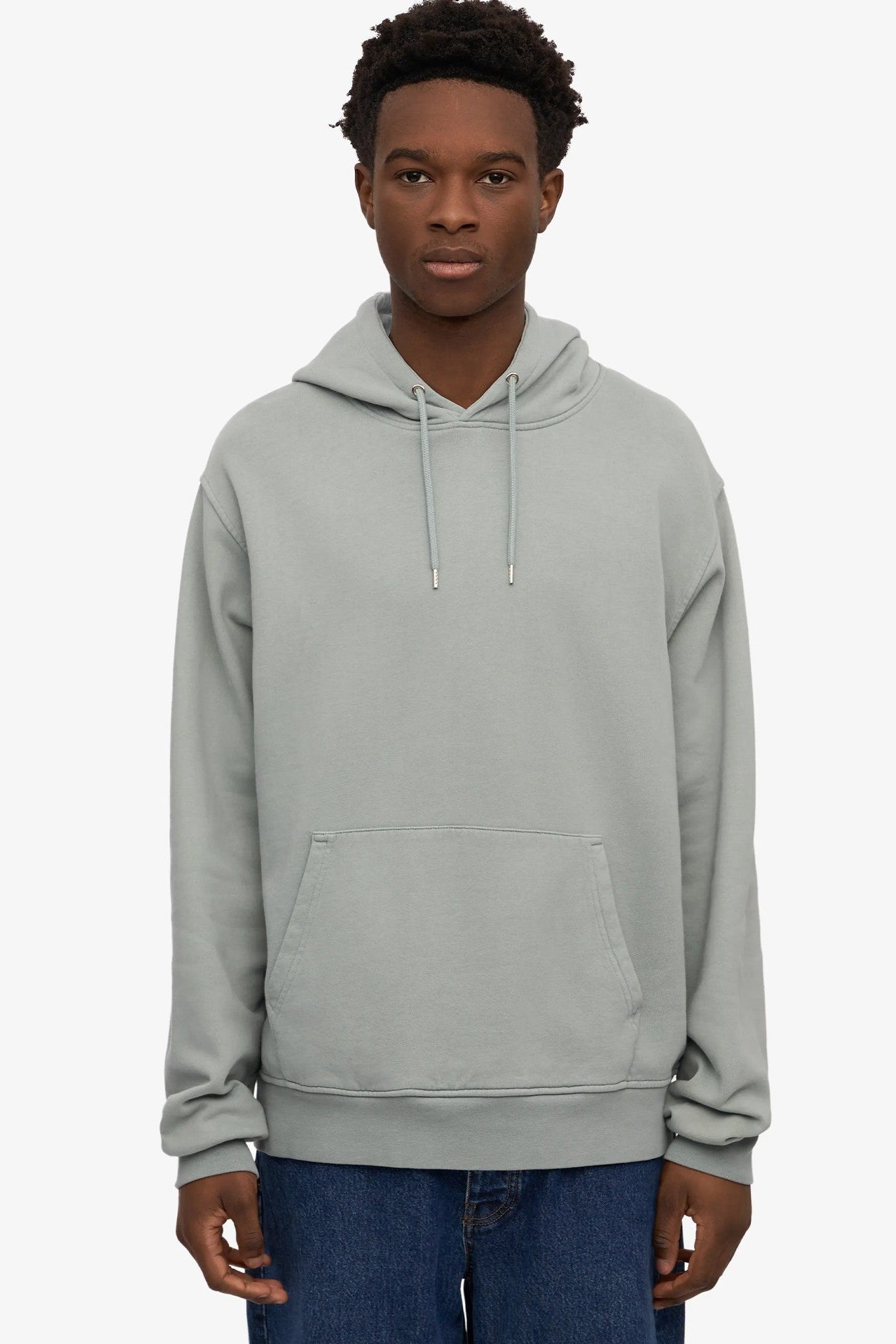 COLORFUL STANDARD - Classic Organic Hood - Steel Blue - BACKYARD