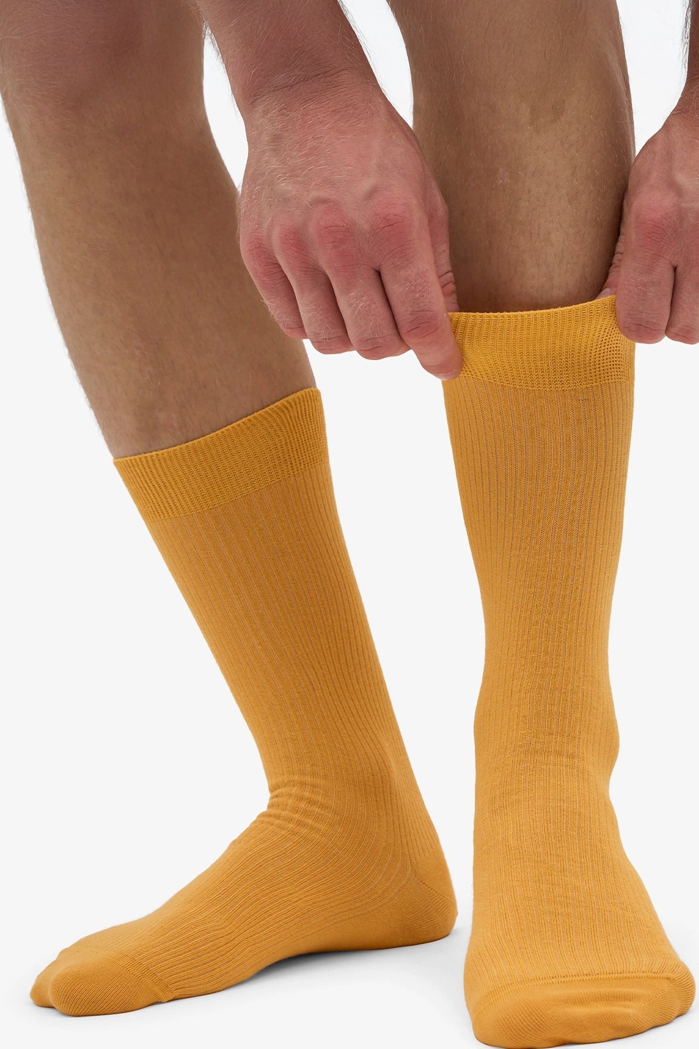 COLORFUL STANDARD - Classic Organic Sock - Burned Yellow - BACKYARD