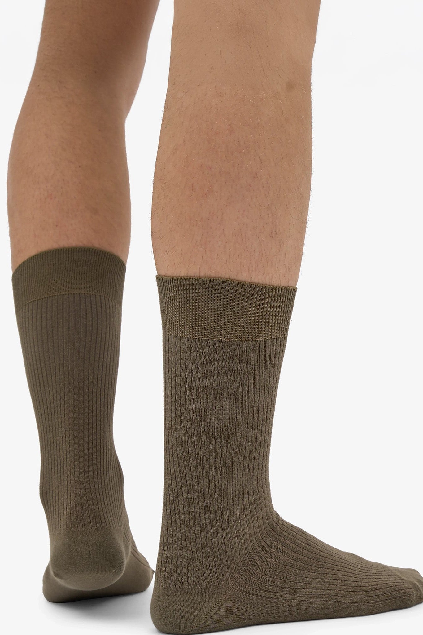 COLORFUL STANDARD - Classic Organic Sock - Dusty Olive - BACKYARD