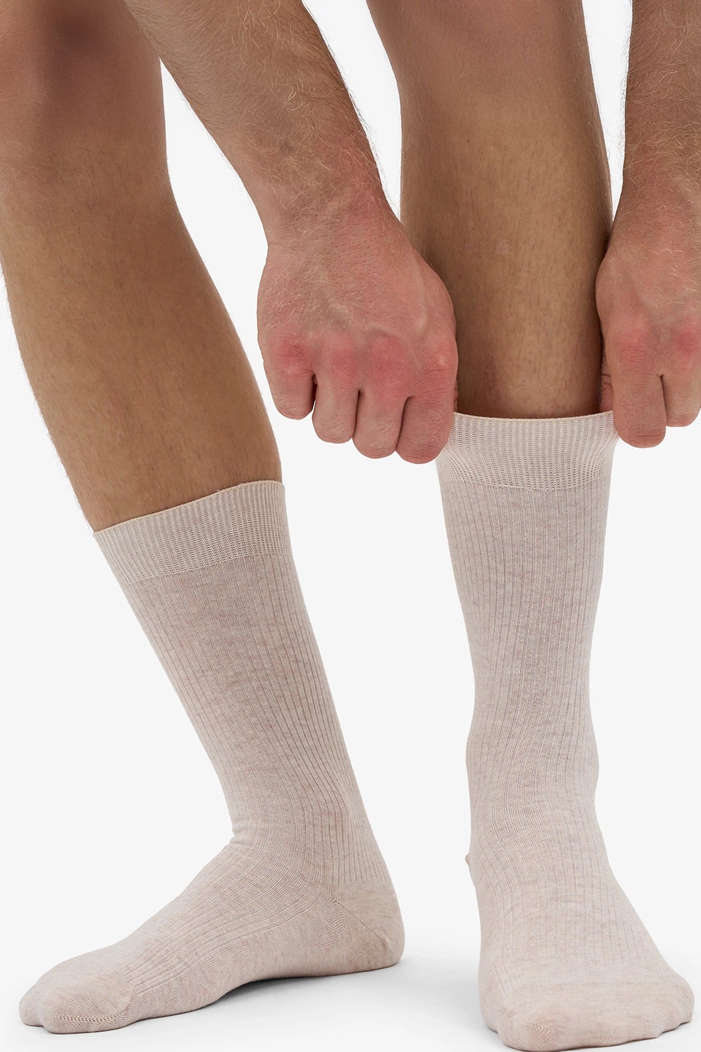 COLORFUL STANDARD - Classic Organic Sock - Ivory White - BACKYARD
