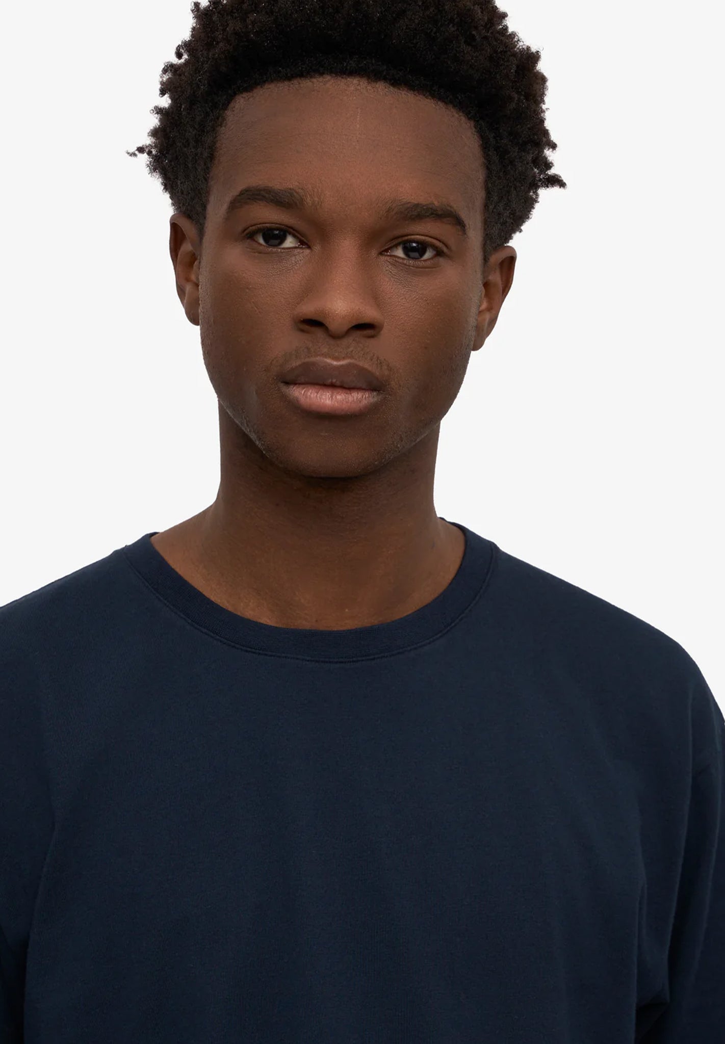 COLORFUL STANDARD - Classic Organic Tee - Navy Blue - BACKYARD