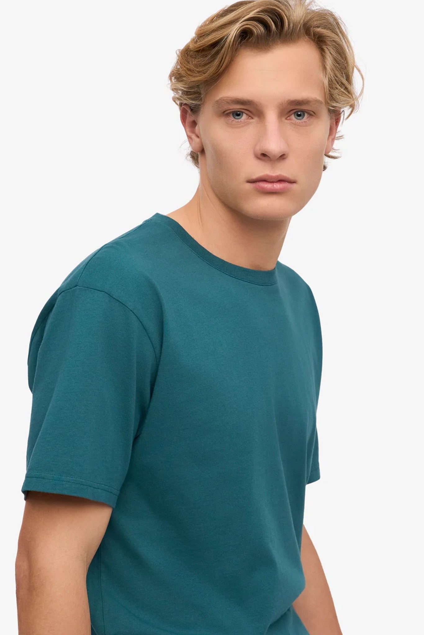 COLORFUL STANDARD - Classic Organic Tee - Ocean Green - BACKYARD