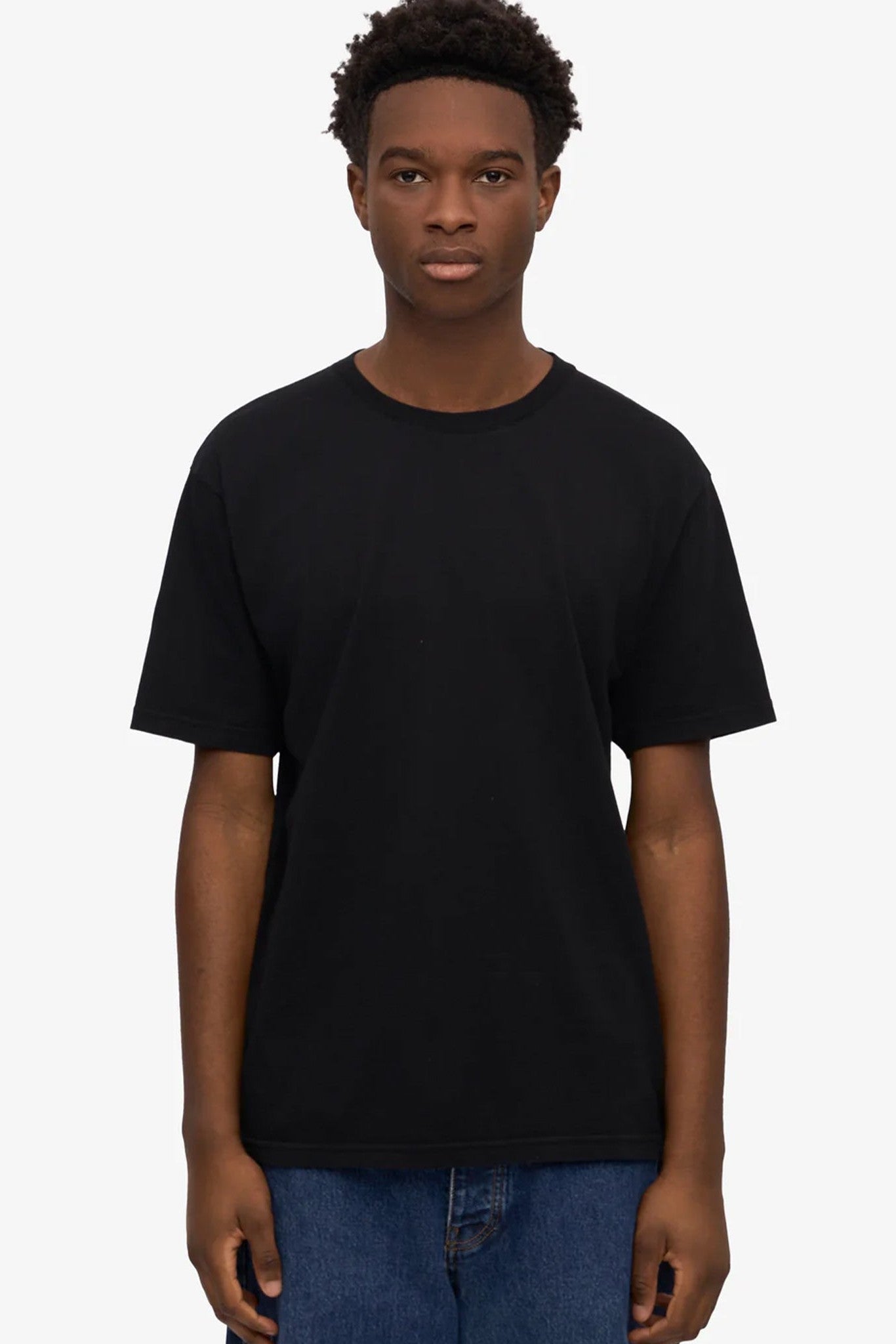 COLORFUL STANDARD - Classic Organic Tee - Deep Black - BACKYARD