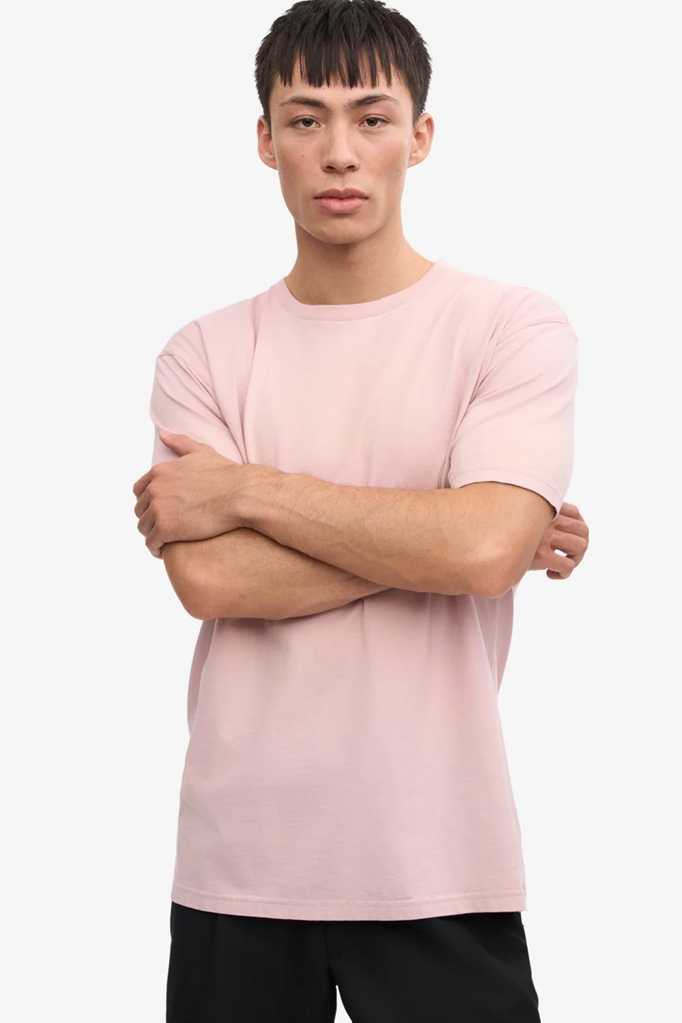 COLORFUL STANDARD - Classic Organic Tee - Faded Pink - BACKYARD