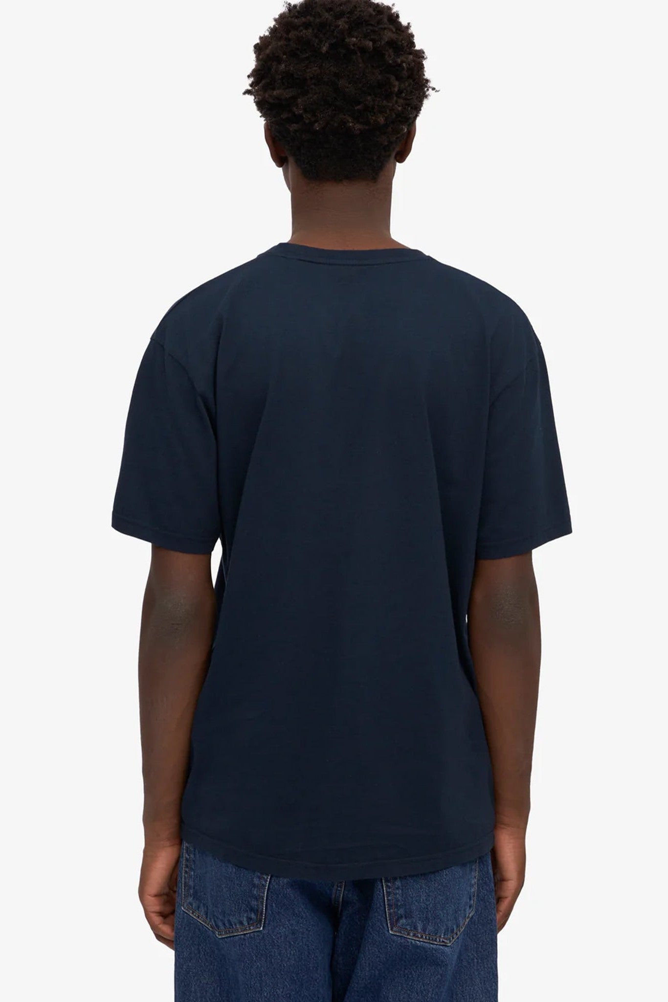 COLORFUL STANDARD - Classic Organic Tee - Navy Blue - BACKYARD