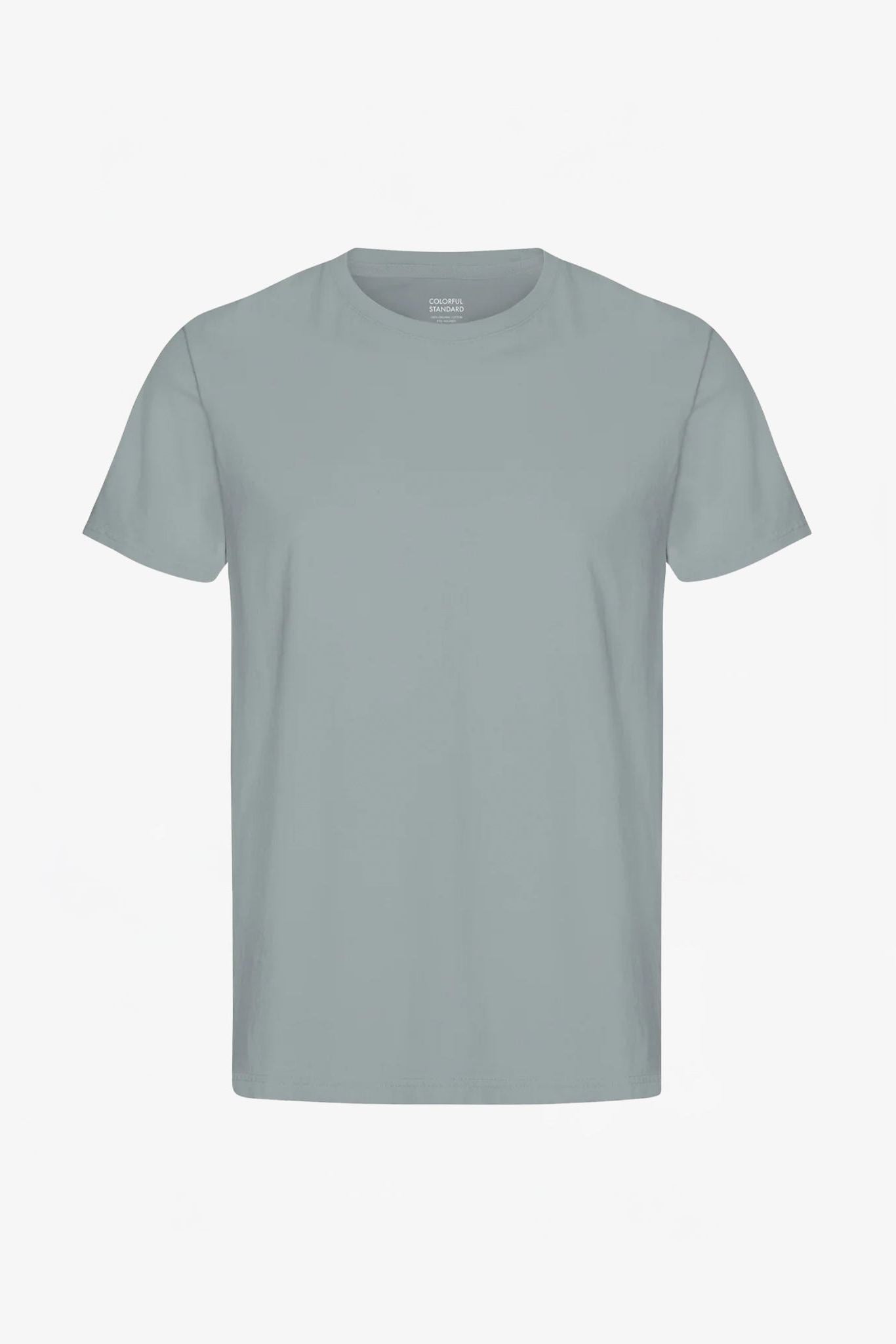 COLORFUL STANDARD - Classic Organic Tee - Steel Blue - BACKYARD