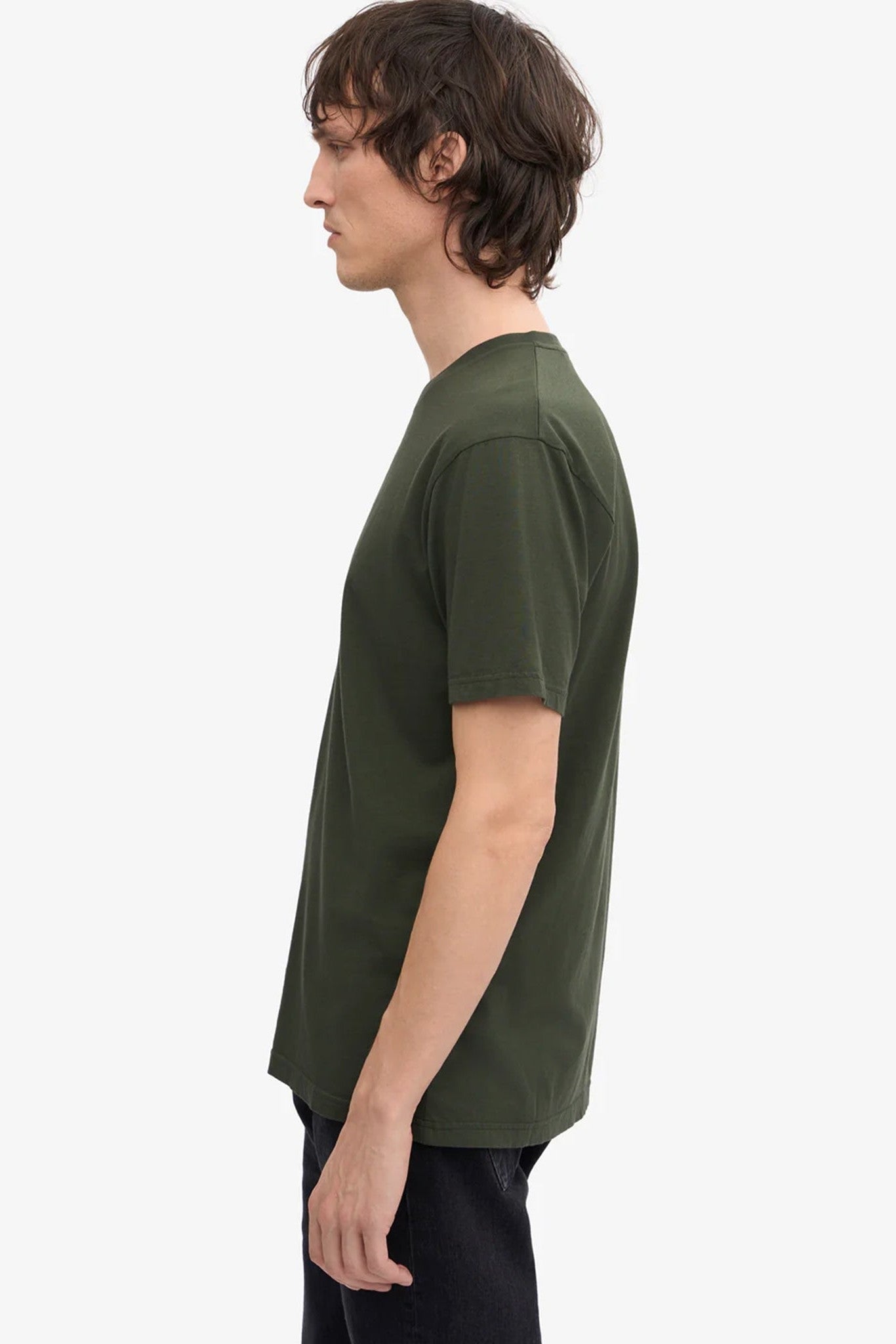COLORFUL STANDARD - Classic Organic Tee - Hunter Green - BACKYARD