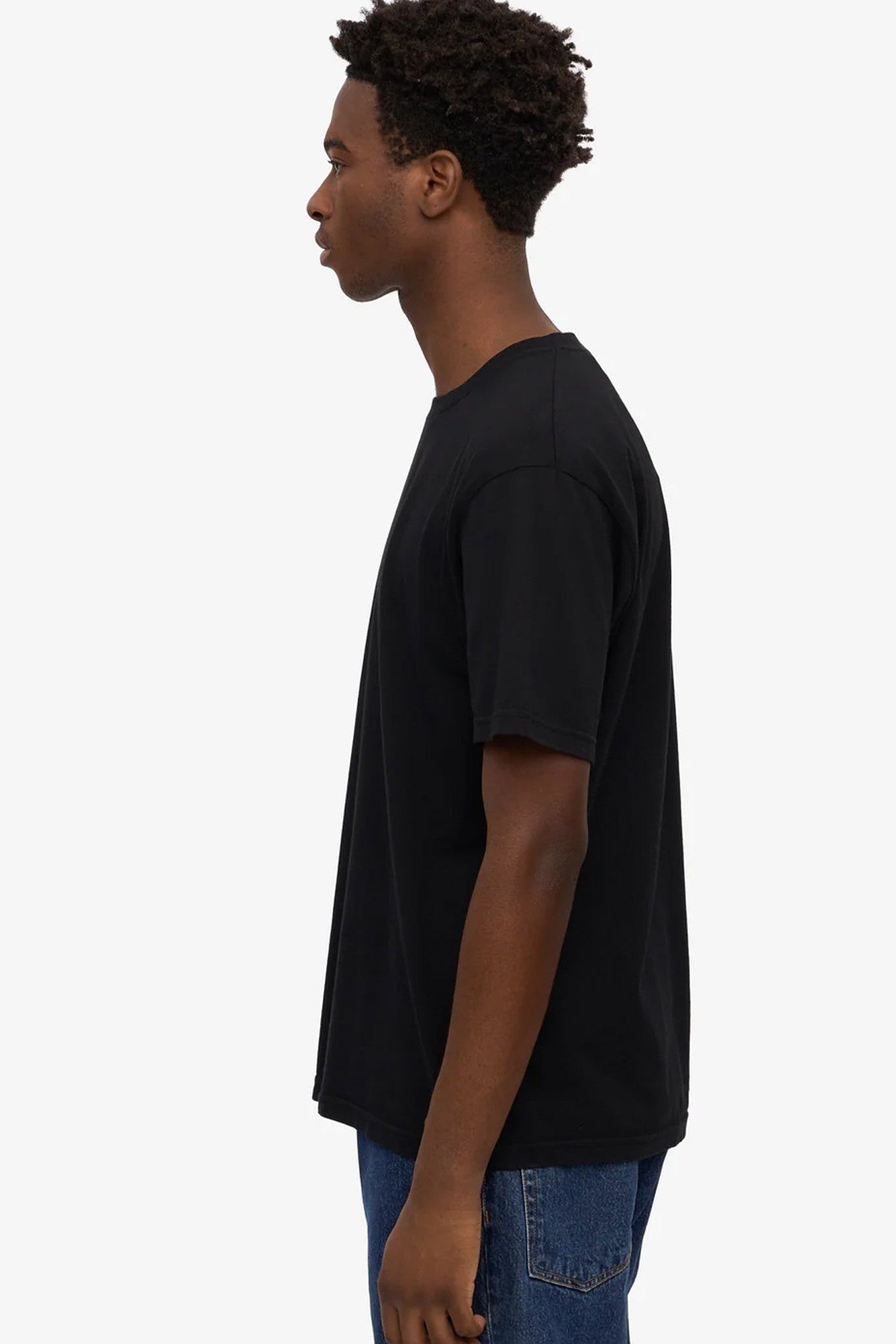 COLORFUL STANDARD - Classic Organic Tee - Deep Black - BACKYARD