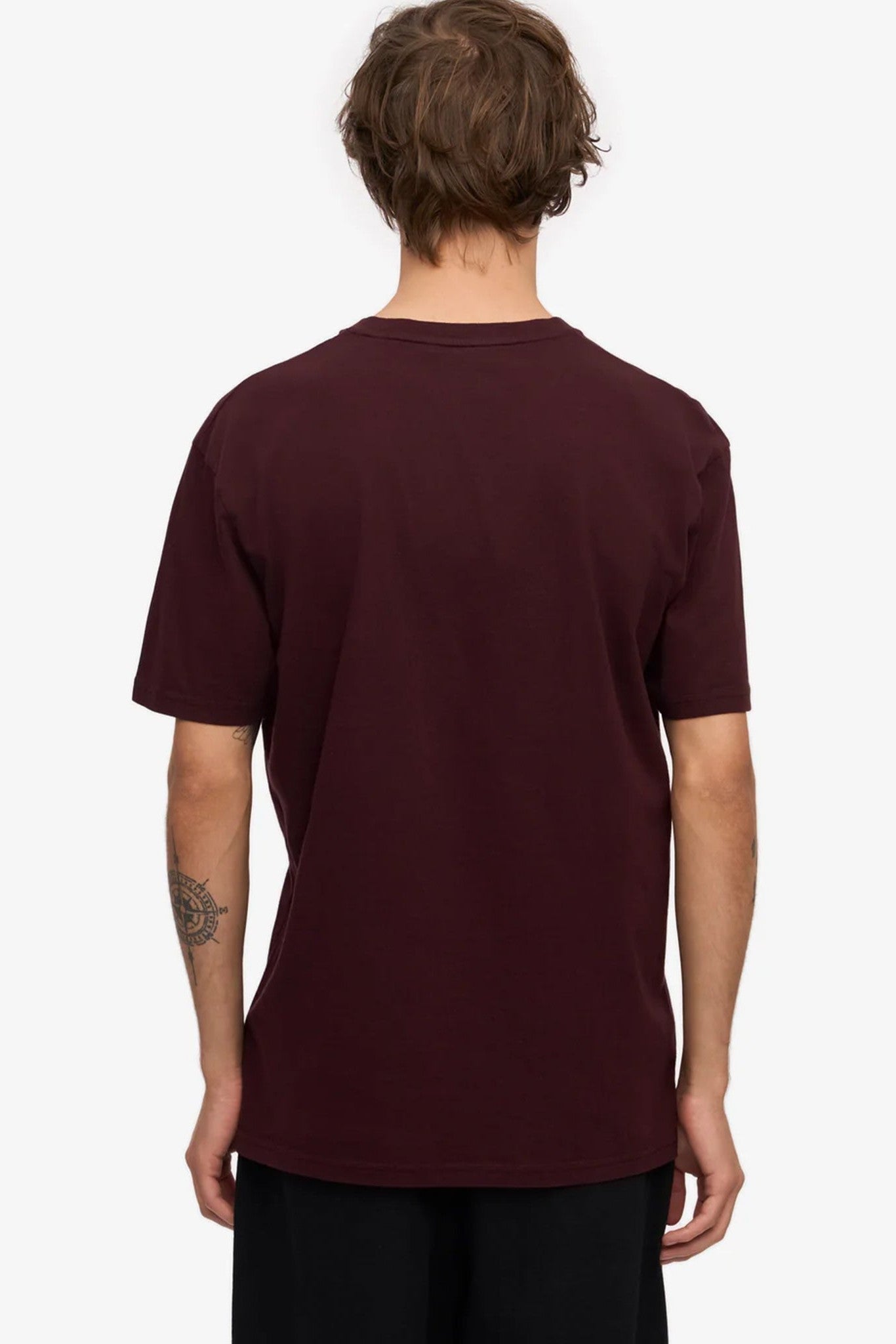 COLORFUL STANDARD - Classic Organic Tee - Oxblood Red - BACKYARD