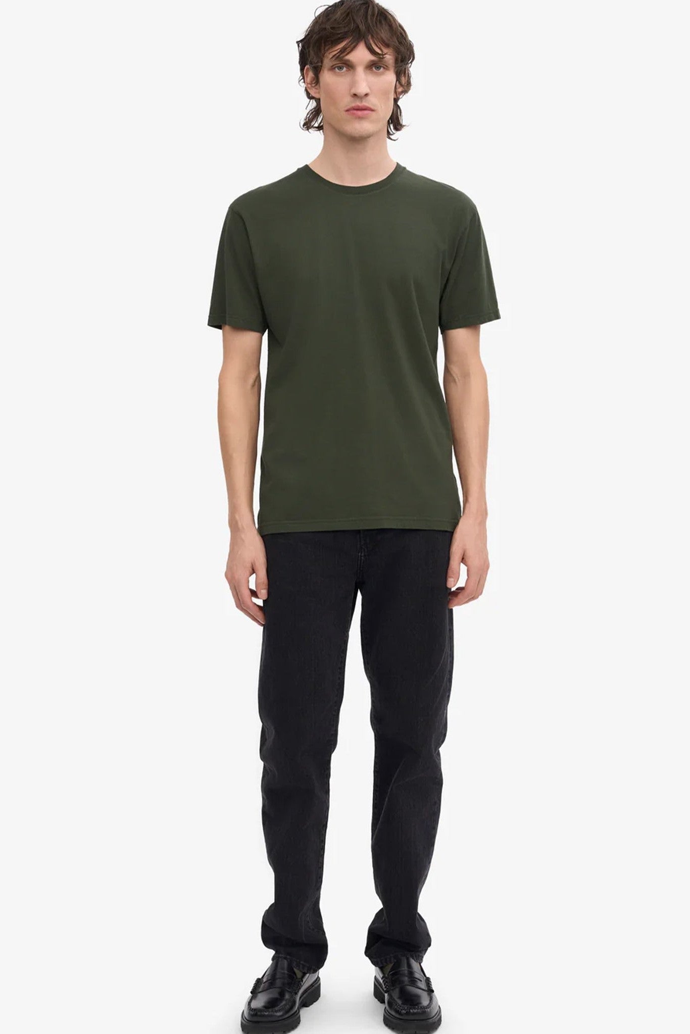 COLORFUL STANDARD - Classic Organic Tee - Hunter Green - BACKYARD