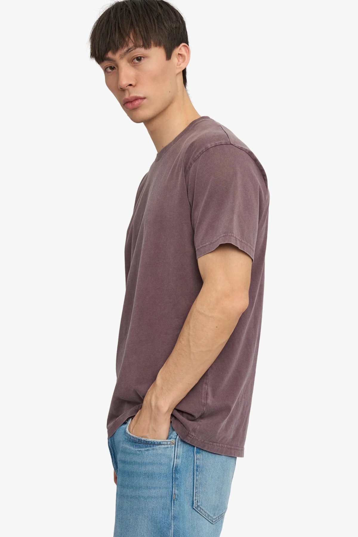 COLORFUL STANDARD-Classic Organic Tee-Faded Grape-BACKYARD