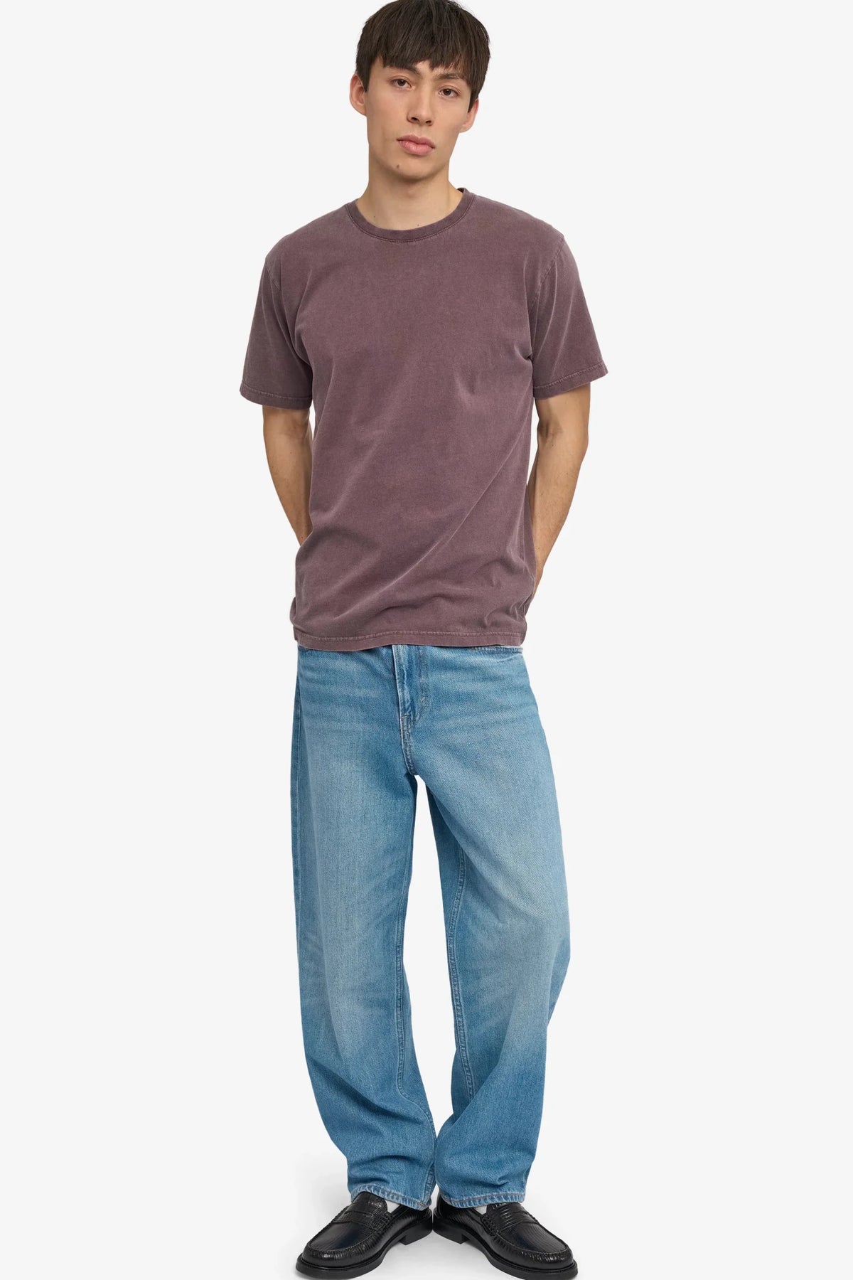 COLORFUL STANDARD-Classic Organic Tee-Faded Grape-BACKYARD