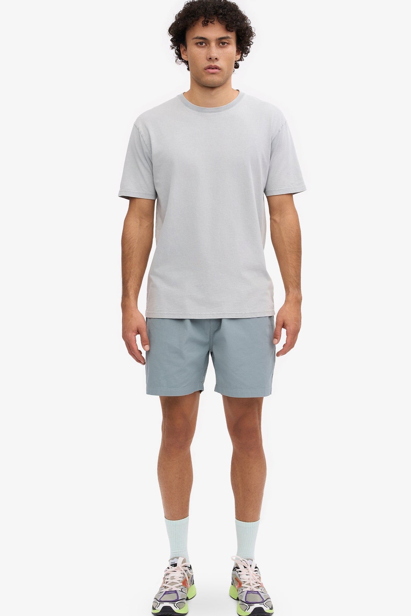 COLORFUL STANDARD - Classic Organic Tee - Faded Grey - BACKYARD